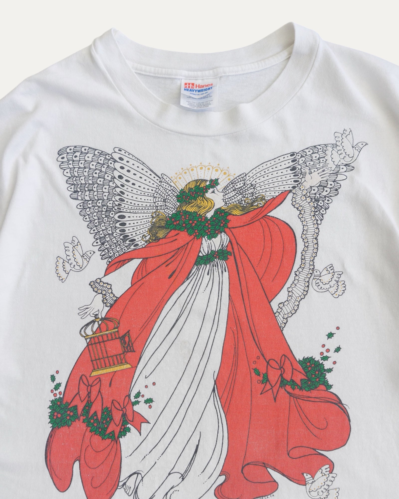 (XL) 90’S VINTAGE MERRY CHRISTMAS CINDERELLA FAIRY TEE