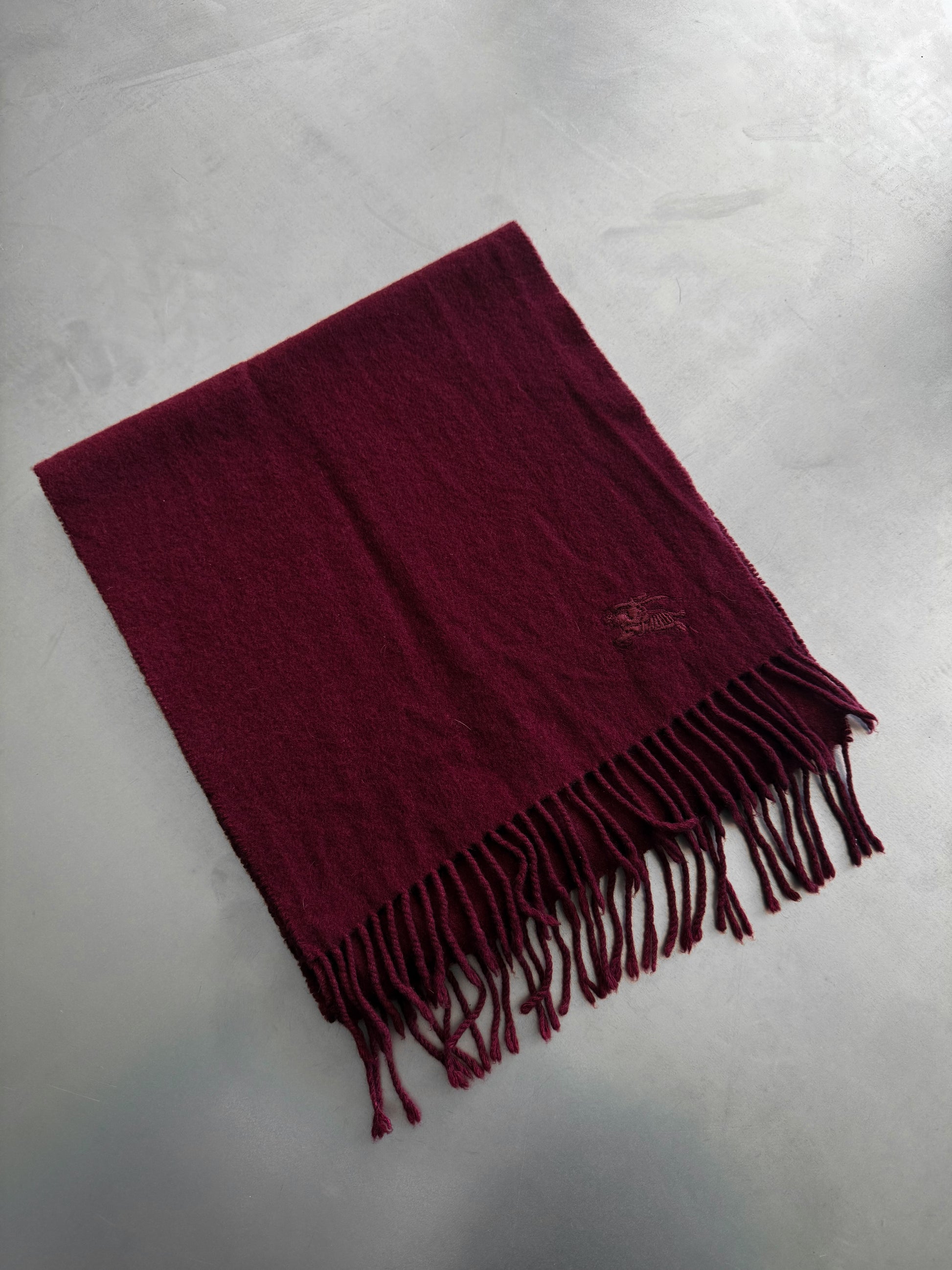 VINTAGE BURBERRY 100% CASHMERE SCARF