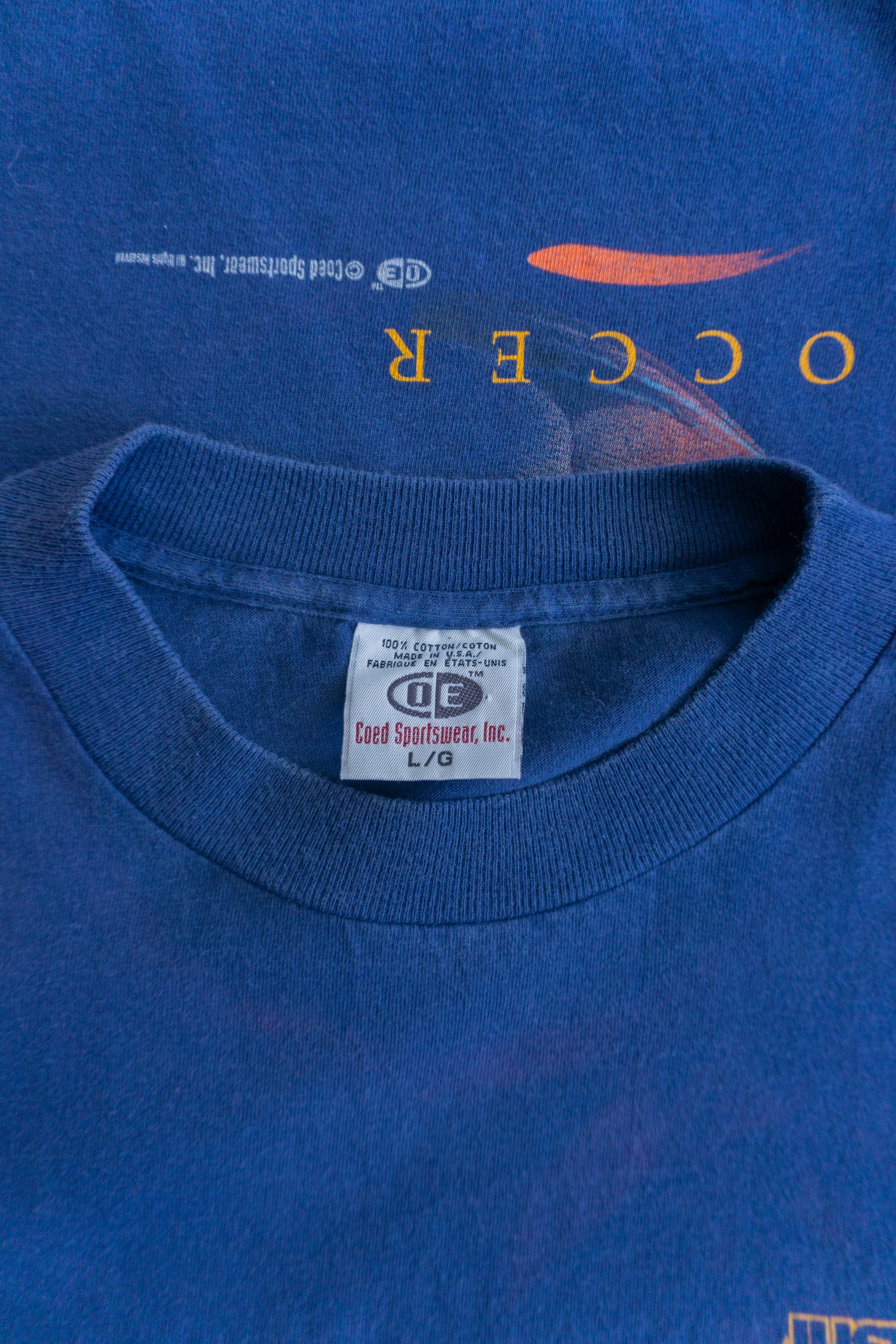 (L) 90’S VINTAGE FUNNY SOCCER FIFA TEE
