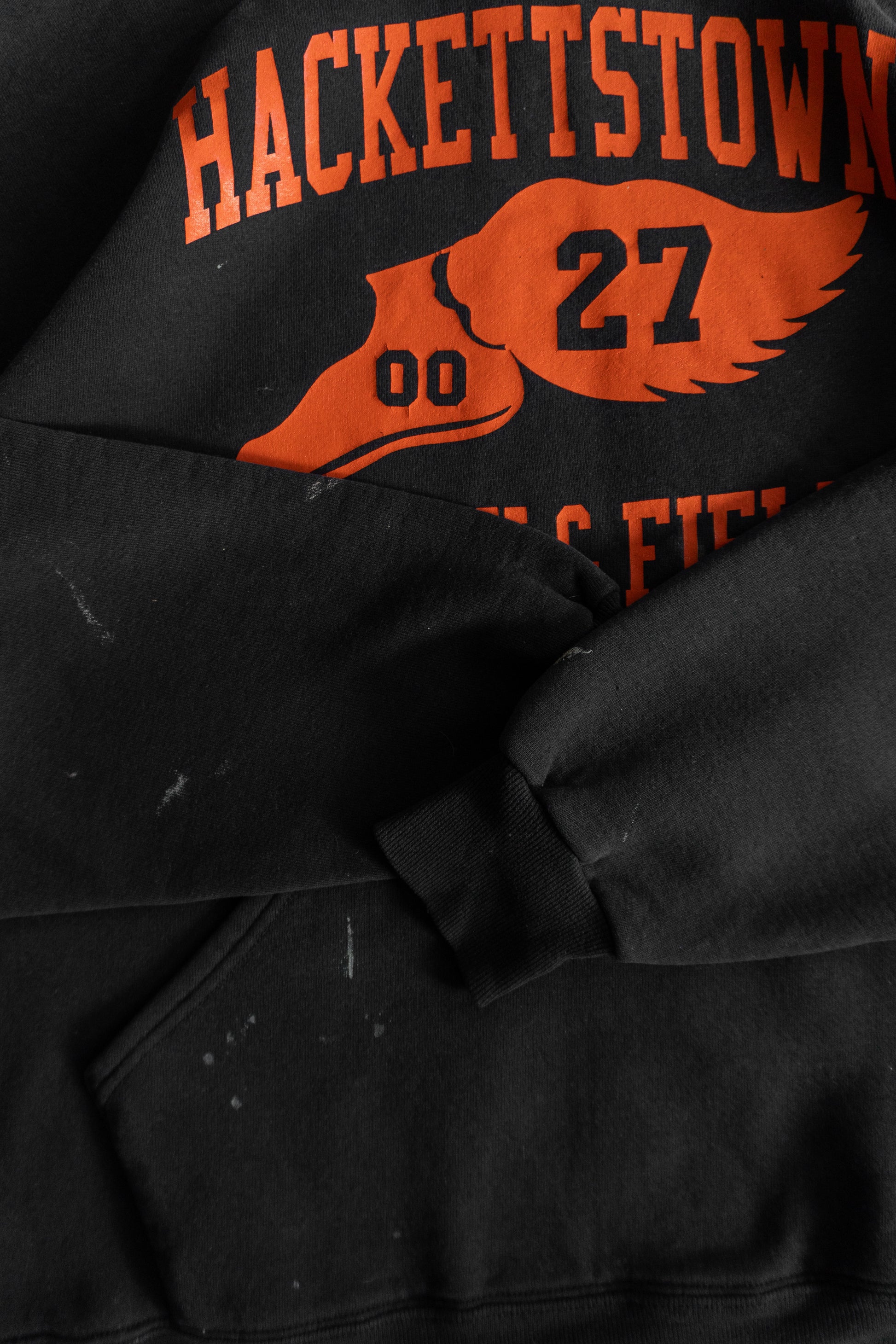 (L) 00’S VINTAGE RUSSELL HACKETTSTOWM HOODIE