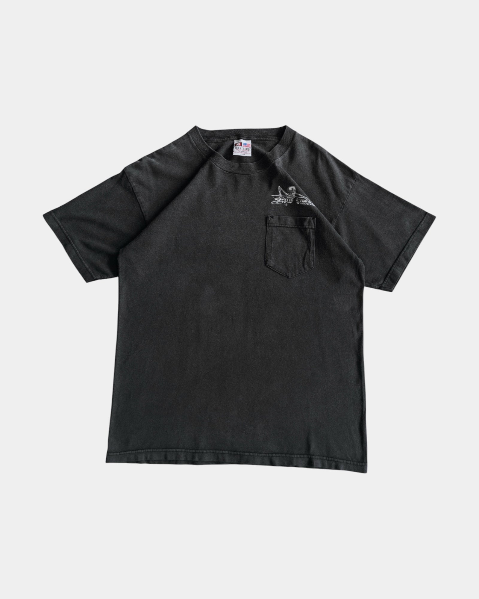 (L) VINTAGE 8BALL SKULL FADED TEE