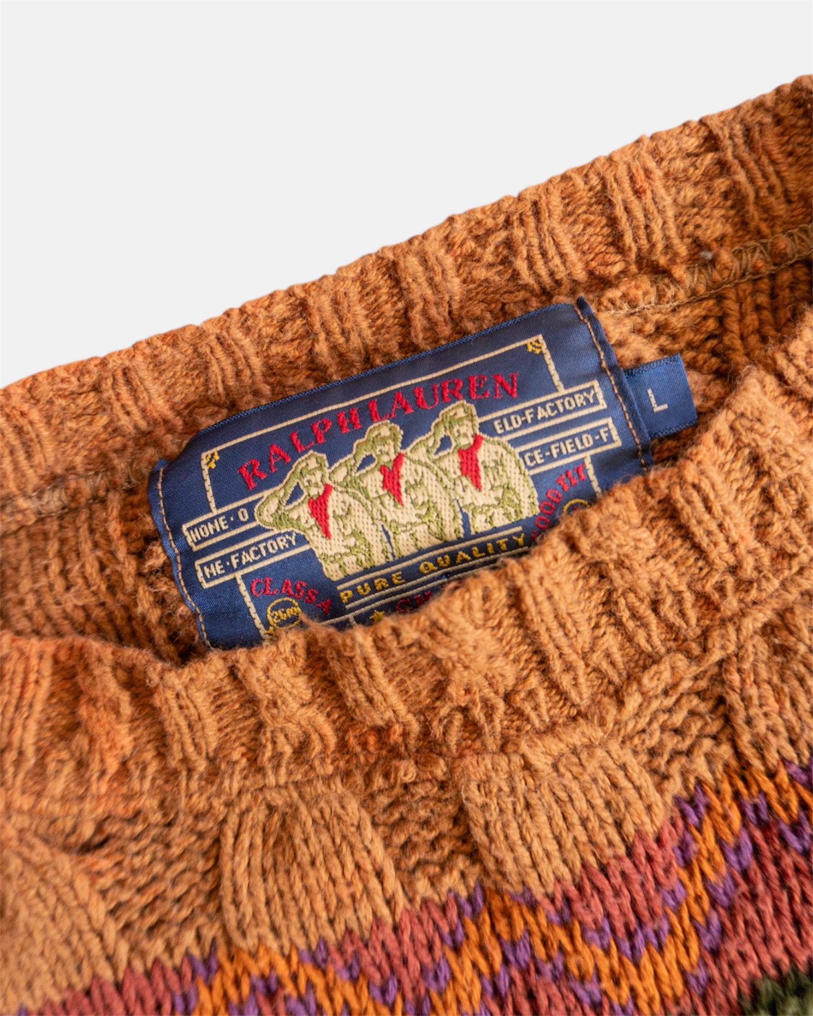 (L) 1980’S VINTAGE POLO RALPH LAUREN SWEATER