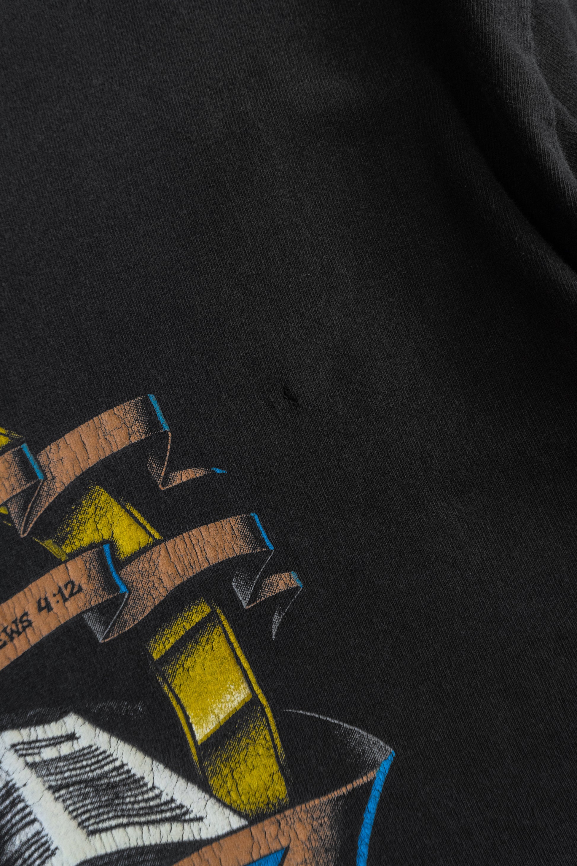 (L/XL) VINTAGE “ULTÍMATE WEAPON” JESUS TEE