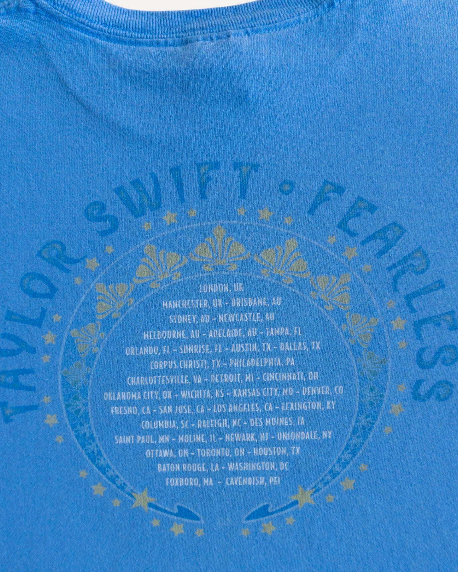 (S) VINTAGE TAYLOR SWIFT FEARLESS TOUR TEE