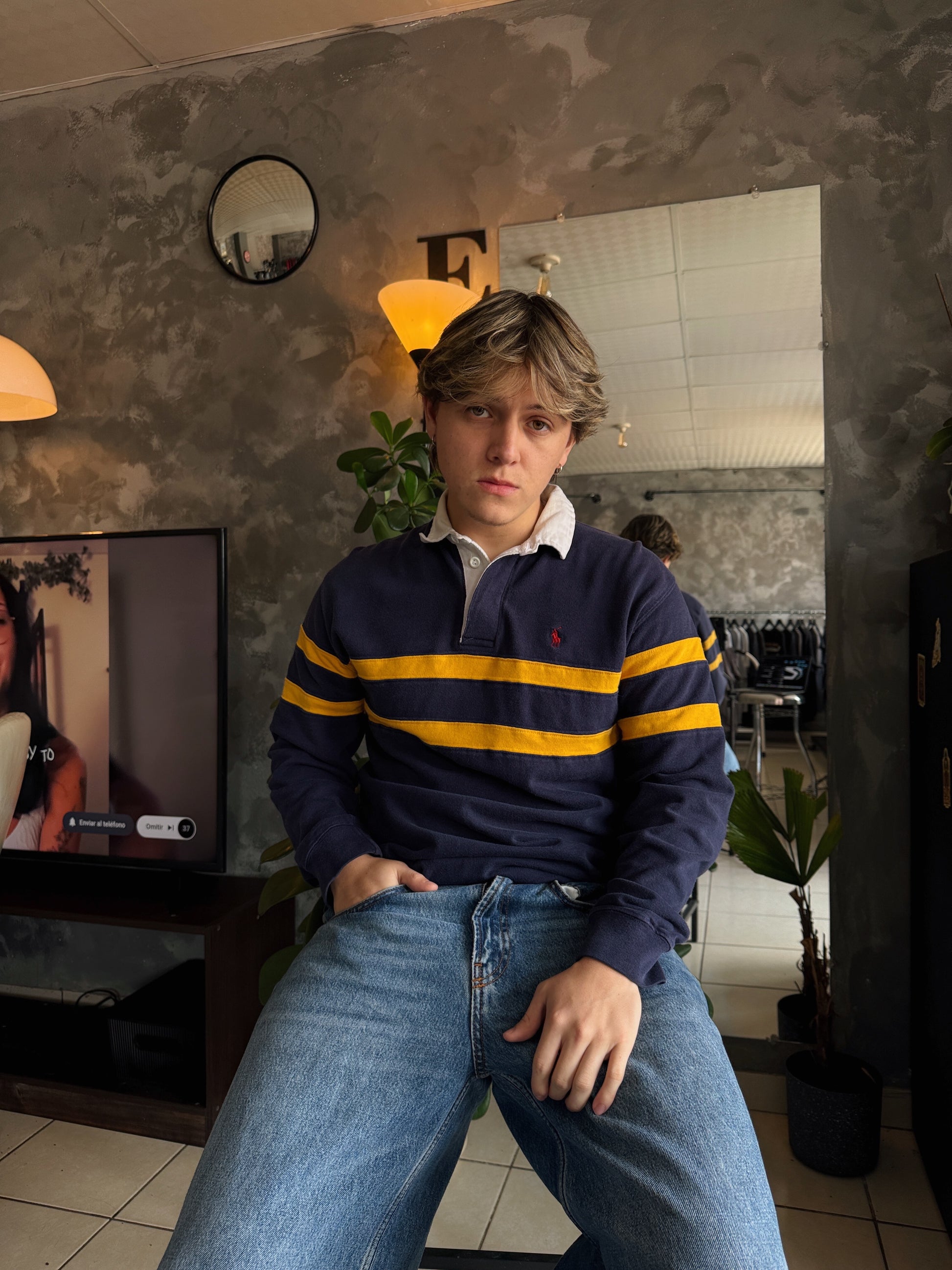 (FIT M) VINTAGE POLO RALPH LAUREN SHIRT