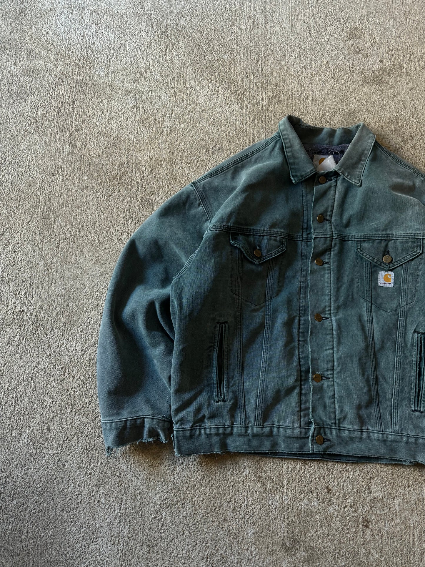 (L) 90’s Vintage Rare Carhartt Green Jacket