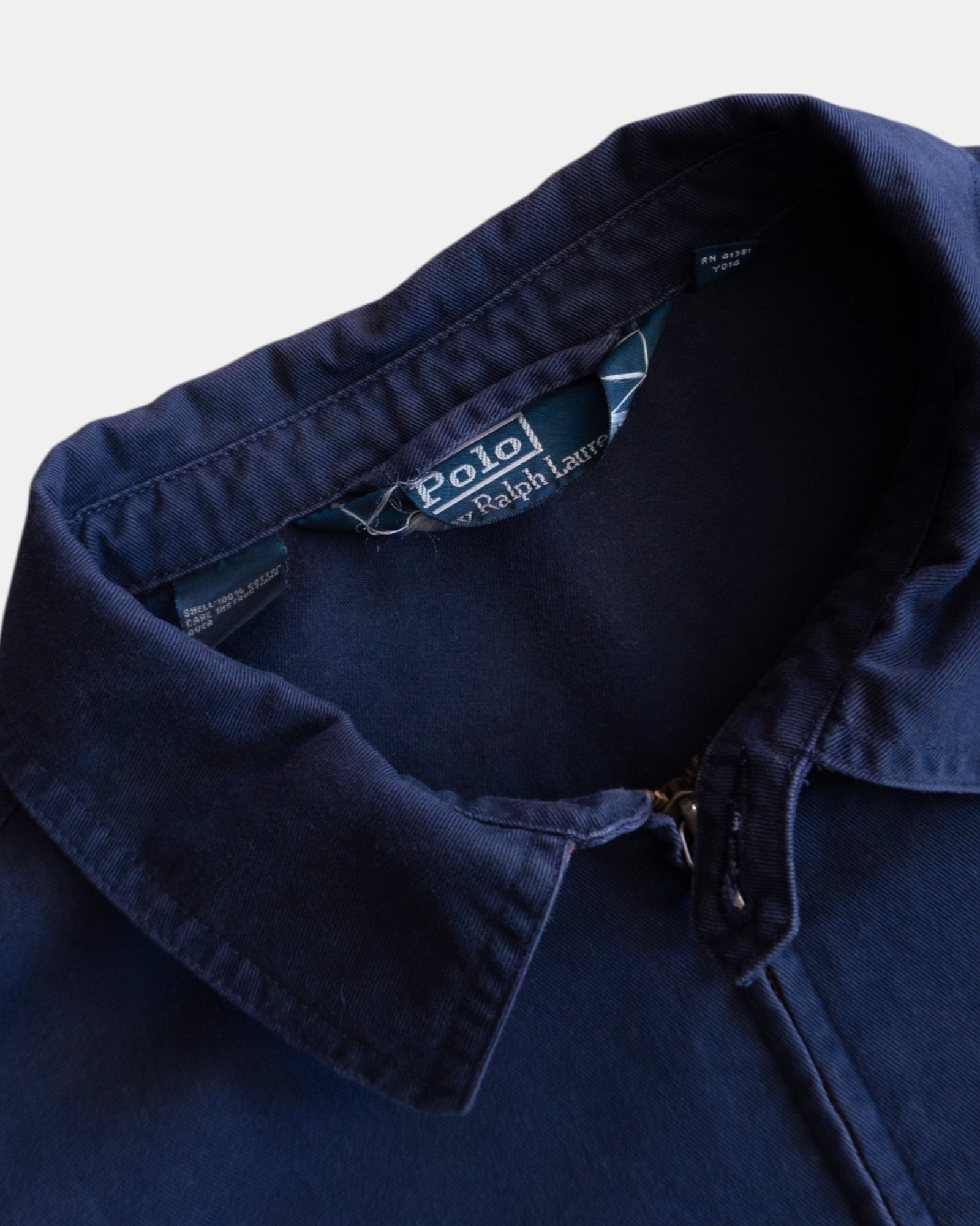 (L) VINTAGE POLO RALPH LAUREN NAVY JACKET