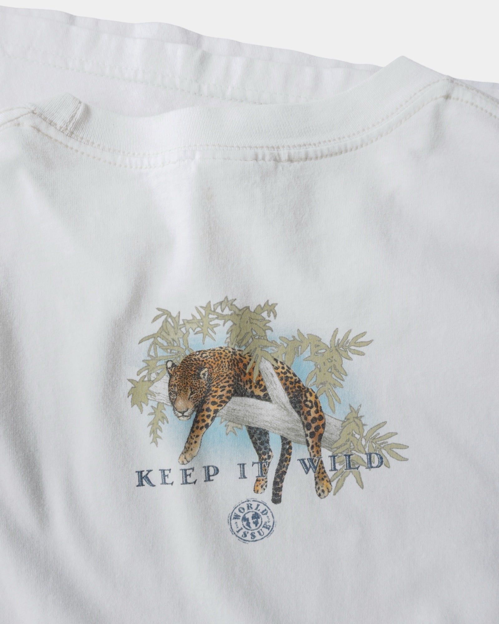 (M) 90’S VINTAGE JUNGLE ANIMAL ART TEE