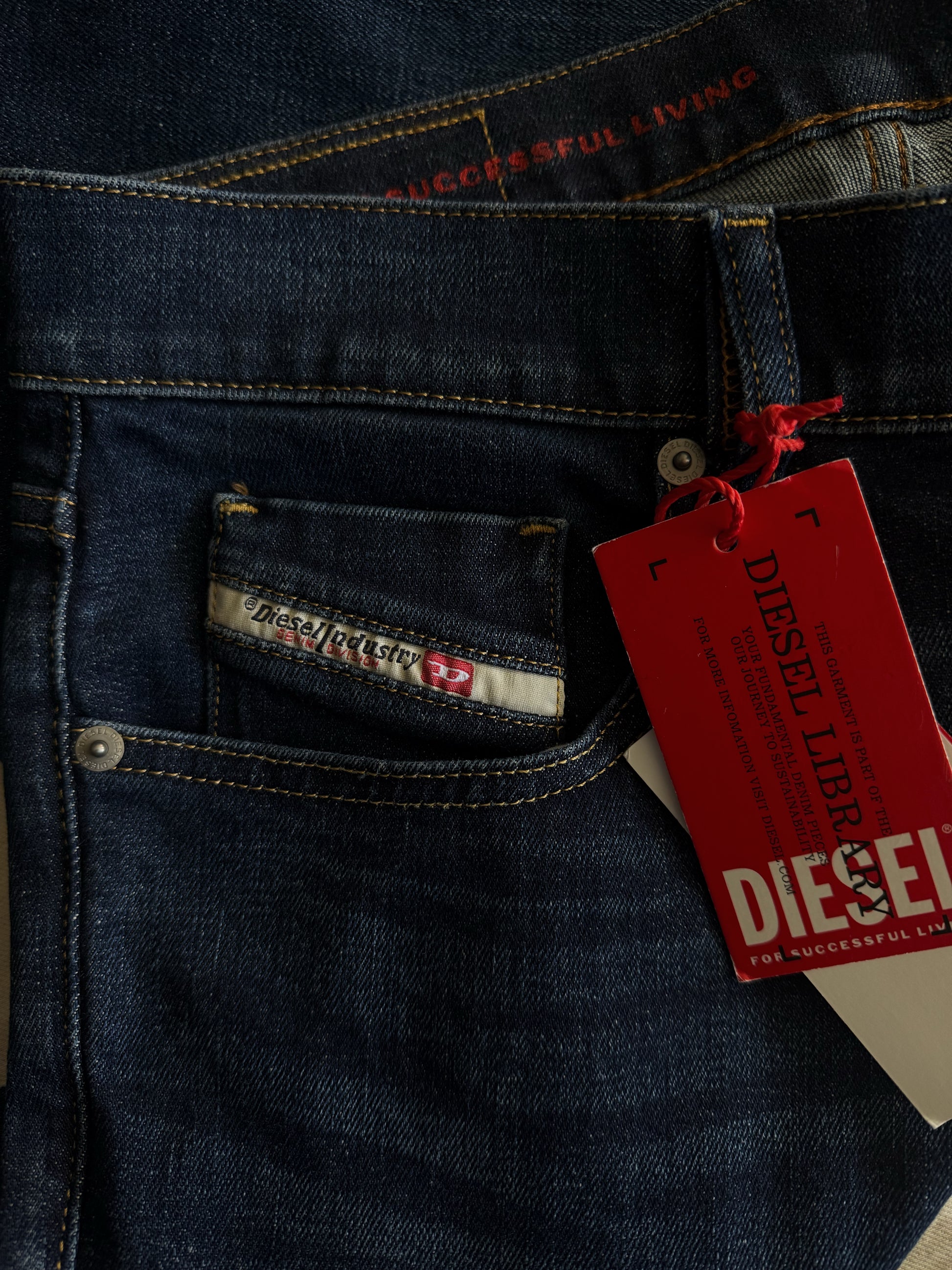 DIESEL NEW COWBOY DENIM PANTS (30x34)