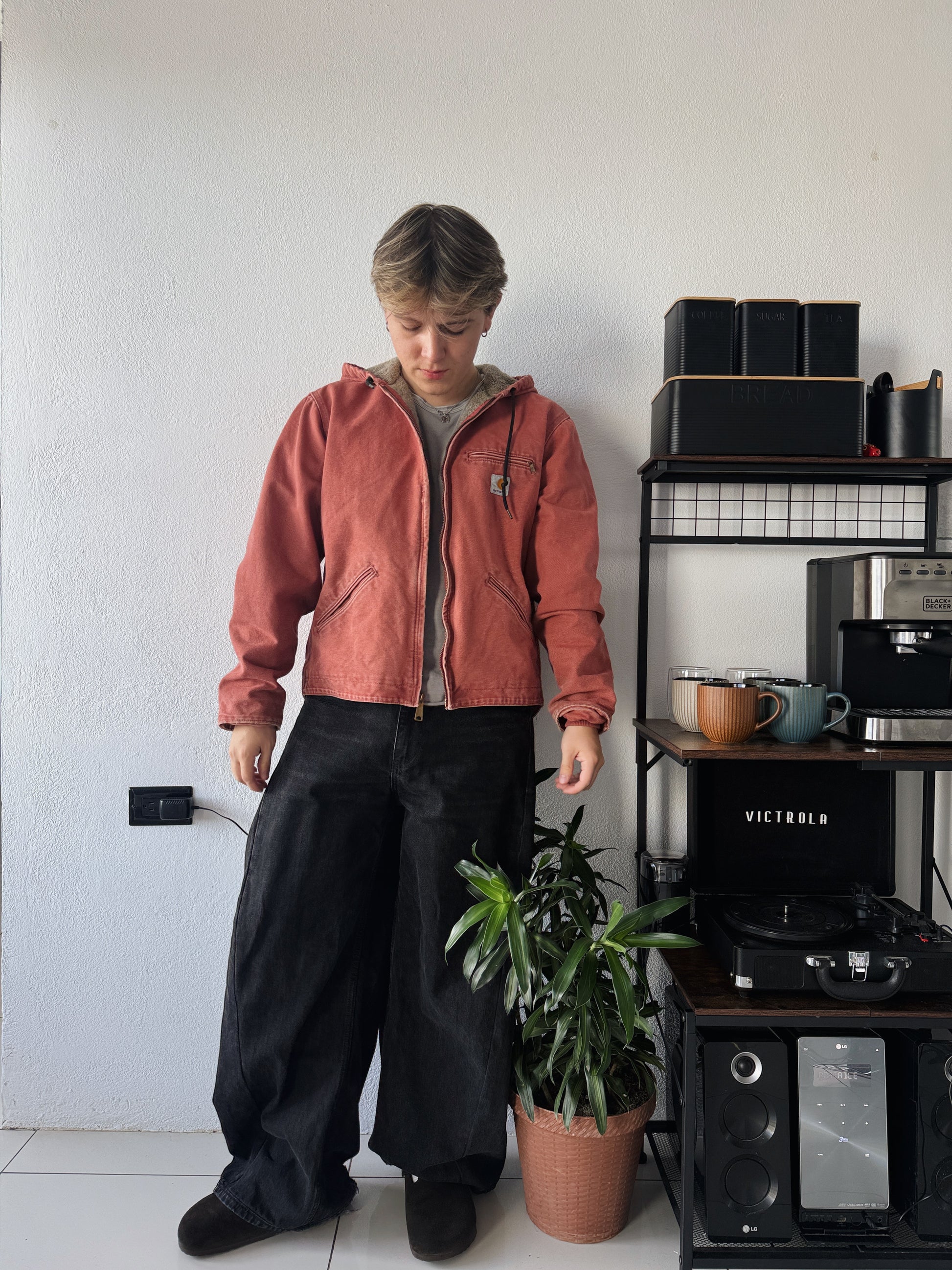 (M) VINTAGE CARHARTT SALMÓN ACTIVE JACKET