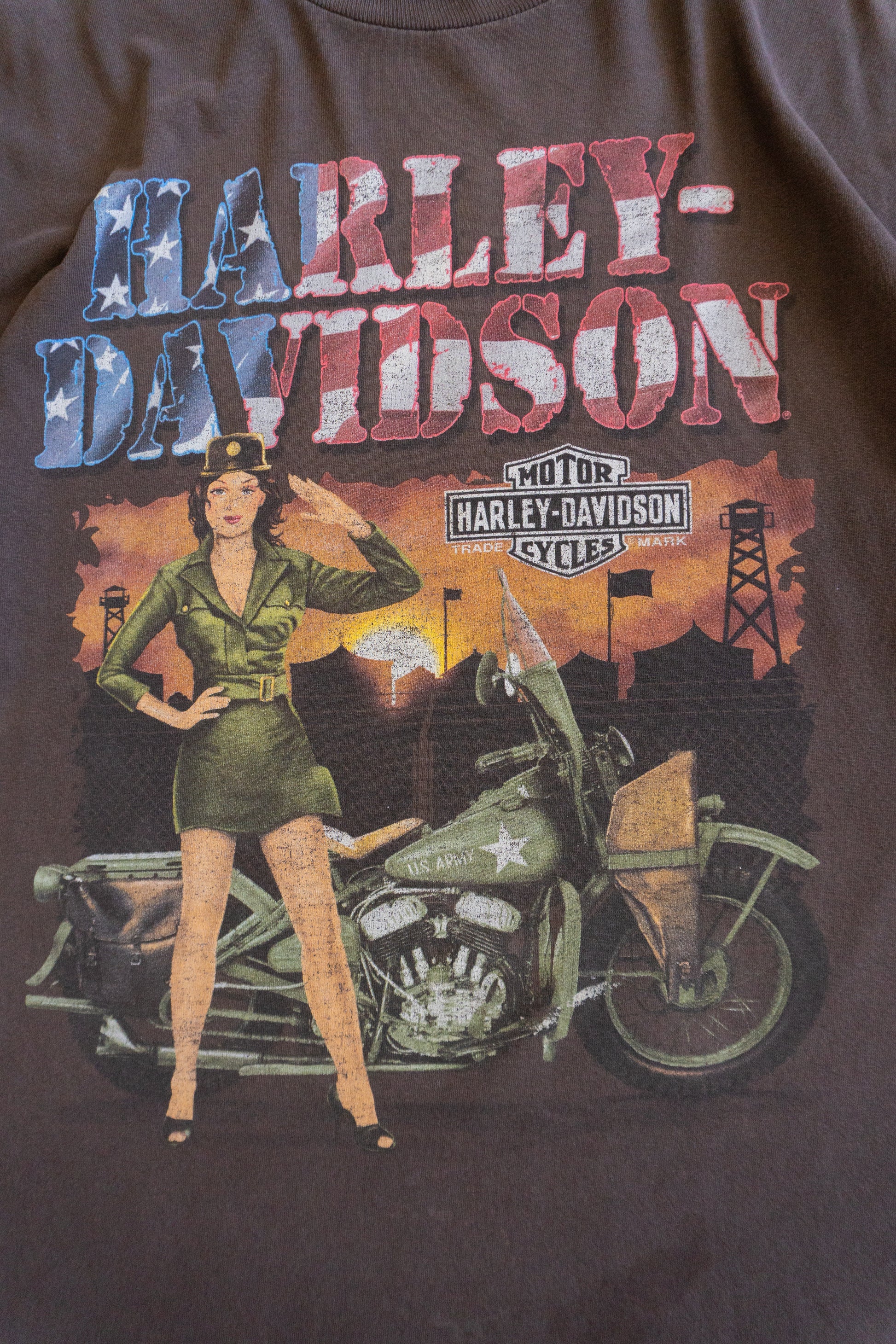 (XL) HARLEY DAVIDSON MILITARY LONG SLEEVE