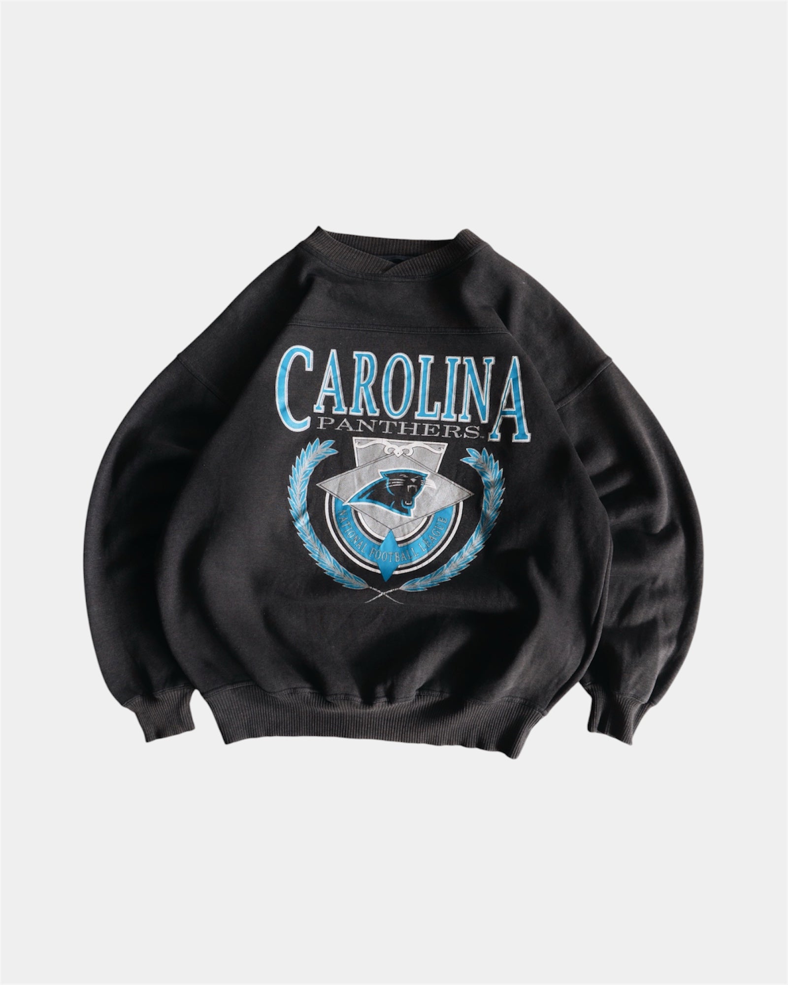 (L) 90’S VINTAGE CAROLINA PANTHERS FADED CREWNECK