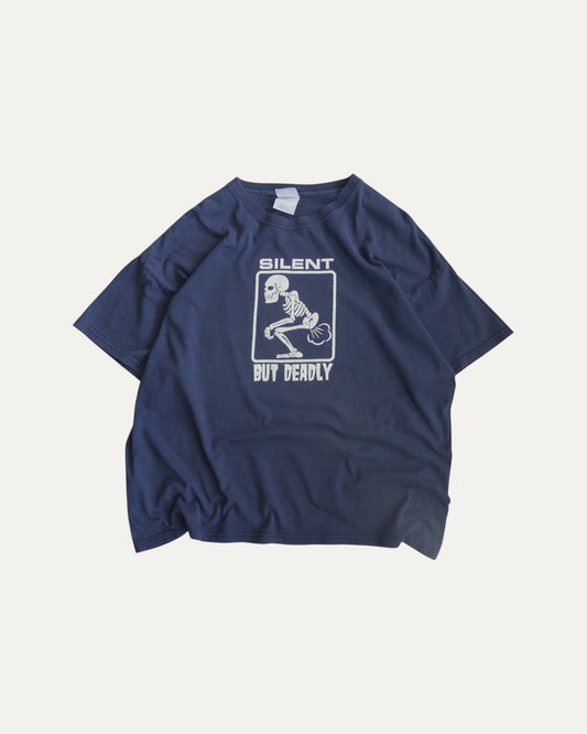 (FIT XL) 90’S VINTAGE “SILENT, BUT DEADLY” TEE