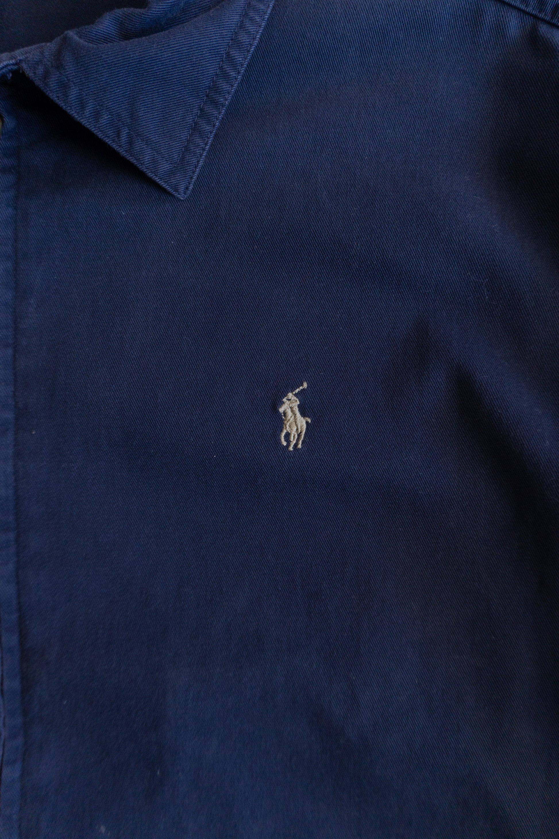 (L) VINTAGE POLO RALPH LAUREN NAVY JACKET