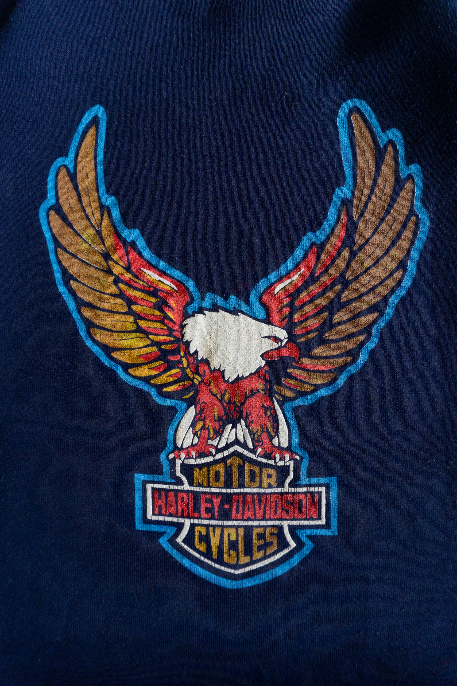 (L) 90’S VINTAGE HARLEY DAVIDSON CREWNECK