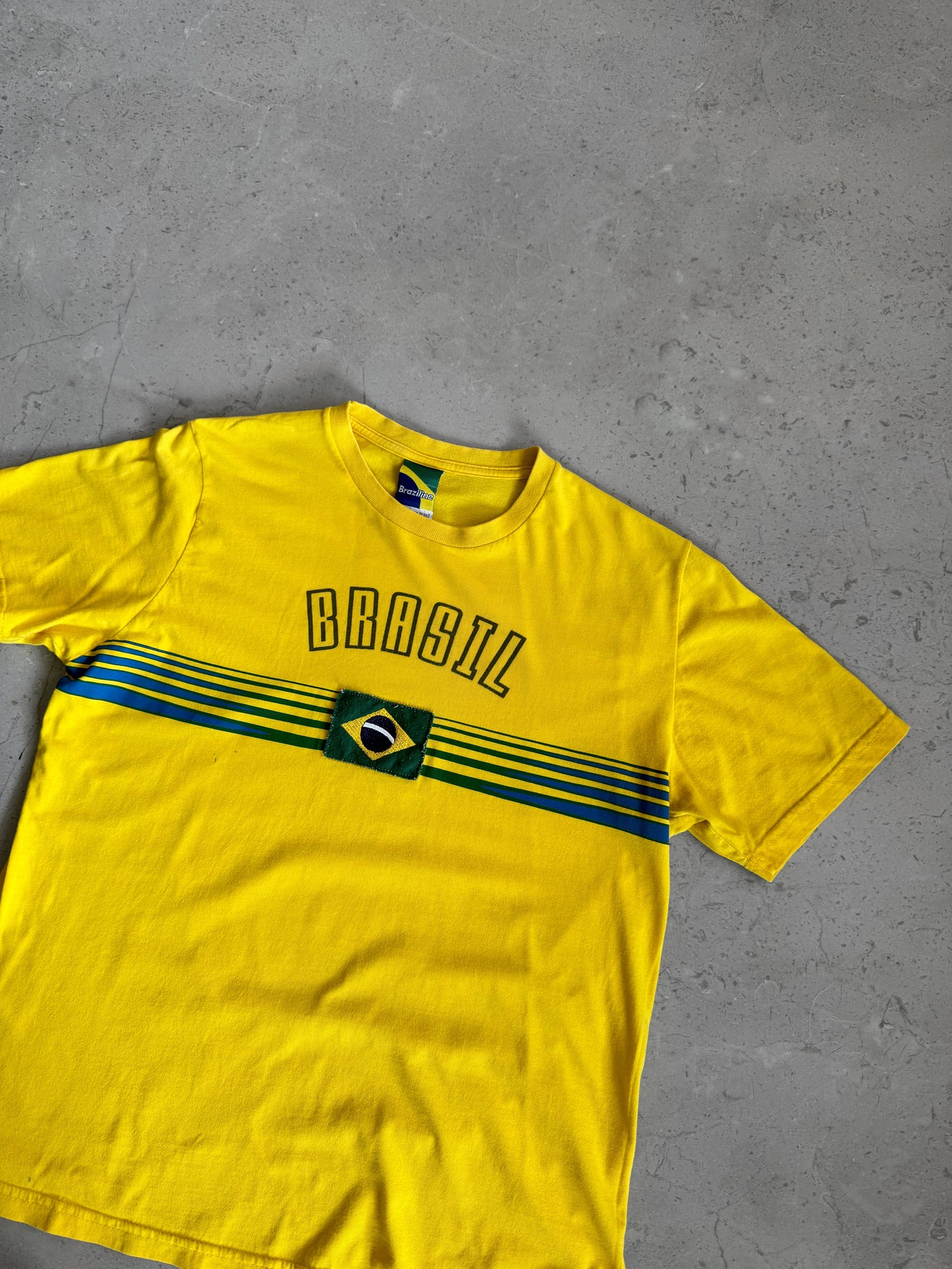 (S-M) Vintage Brasil Blokecore Tee