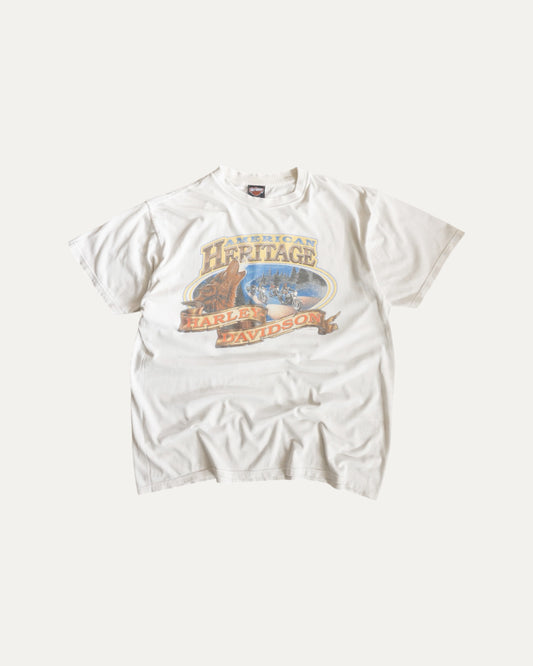 (L) VINTAGE HARLEY DAVIDSON WOLF TEE