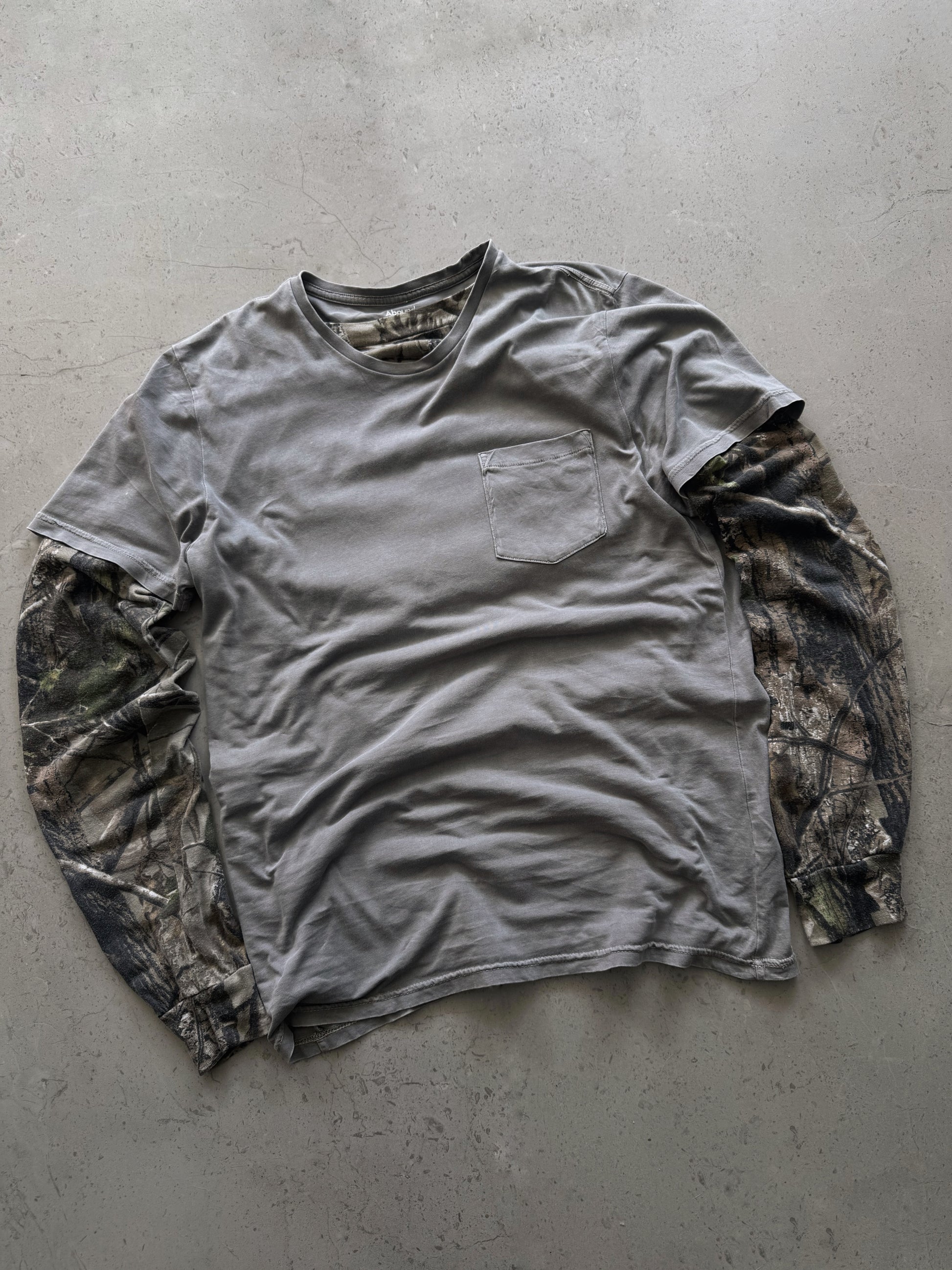 (M) ABOUND FADED GRAY TEE