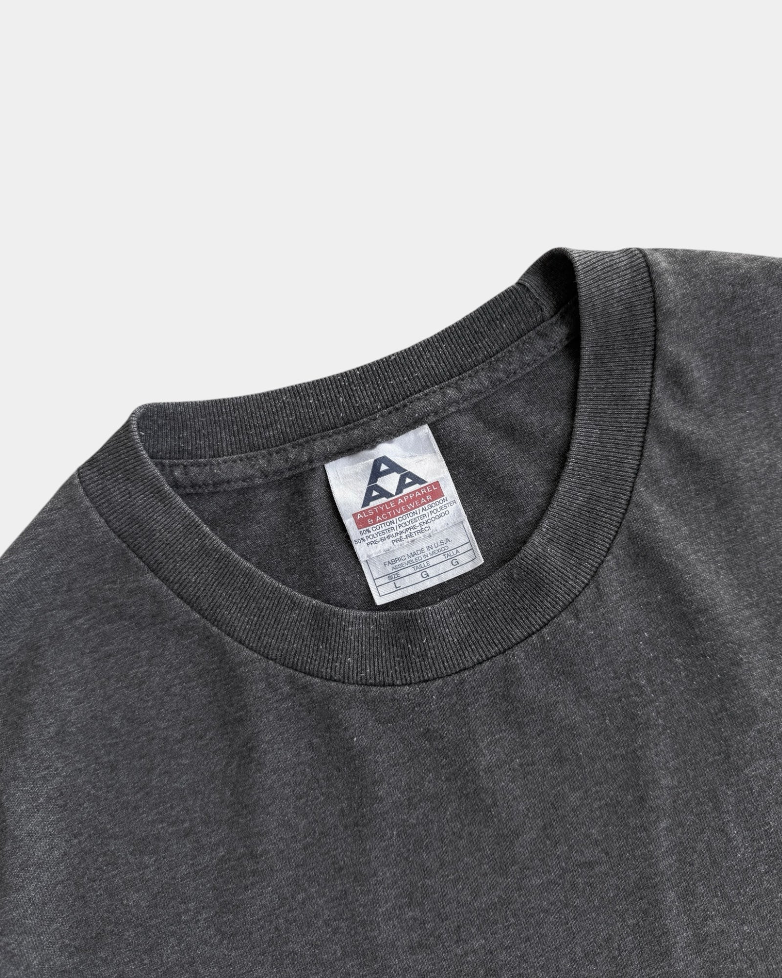 (L) VINTAGE TRIPLE A GRAY TEE