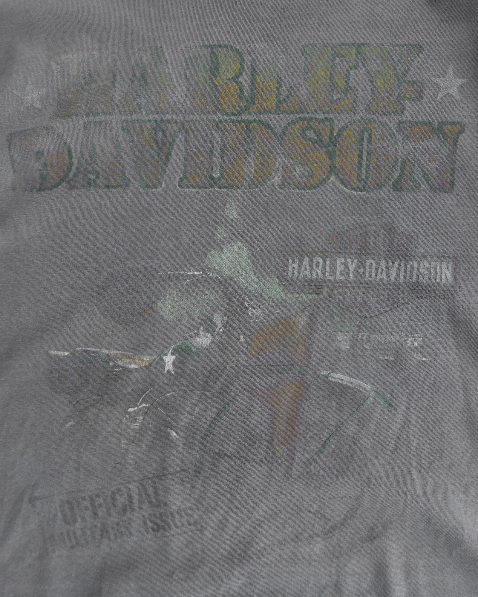 (BOXY M) VINTAGE HARLEY DAVIDSON SUN FADED TEE