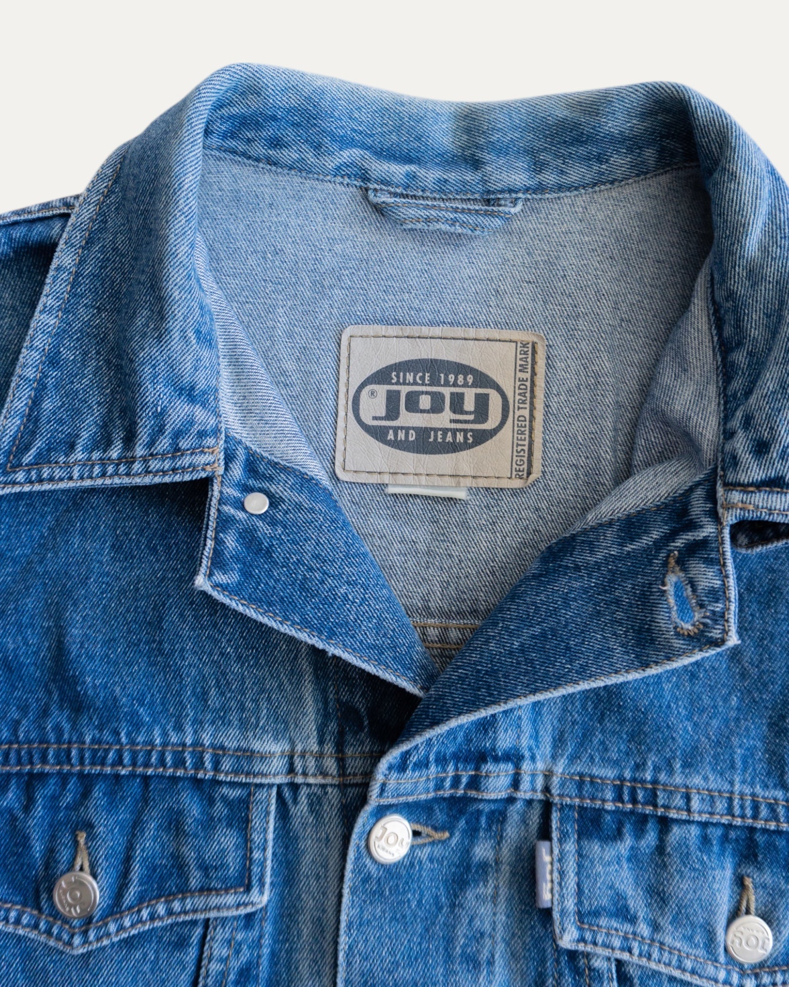(L) VINTAGE JOY JEANS DENIM JACKET
