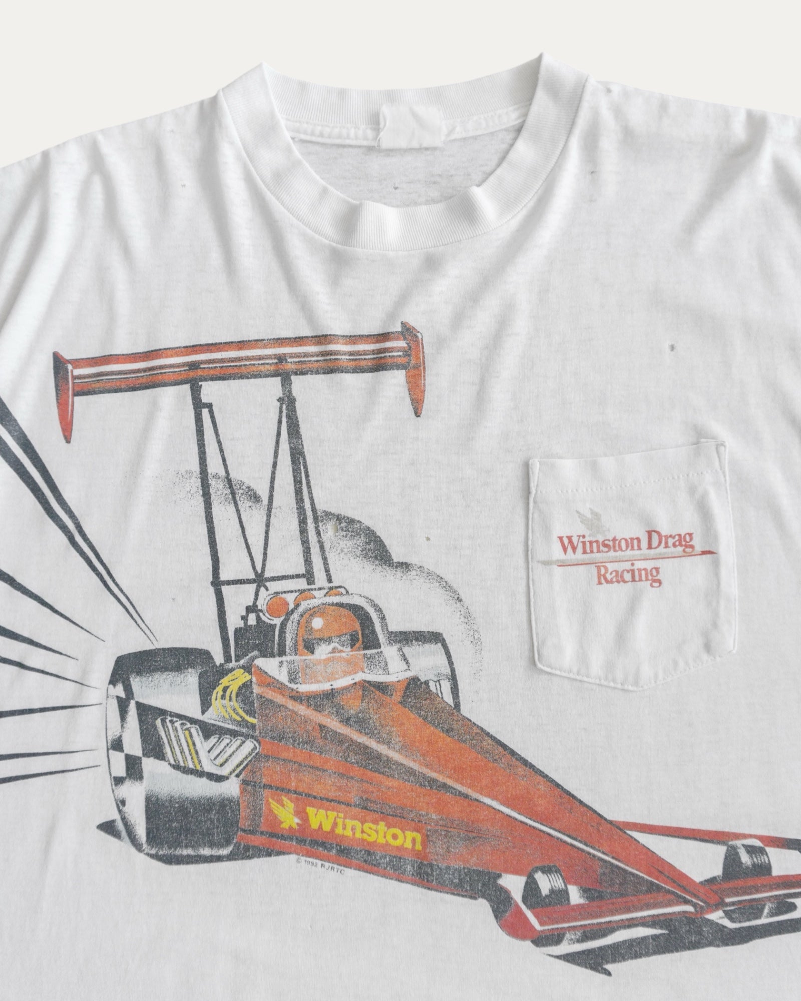 (L) 90’S VINTAGE WINSTON CIGARETTES POCKET TEE