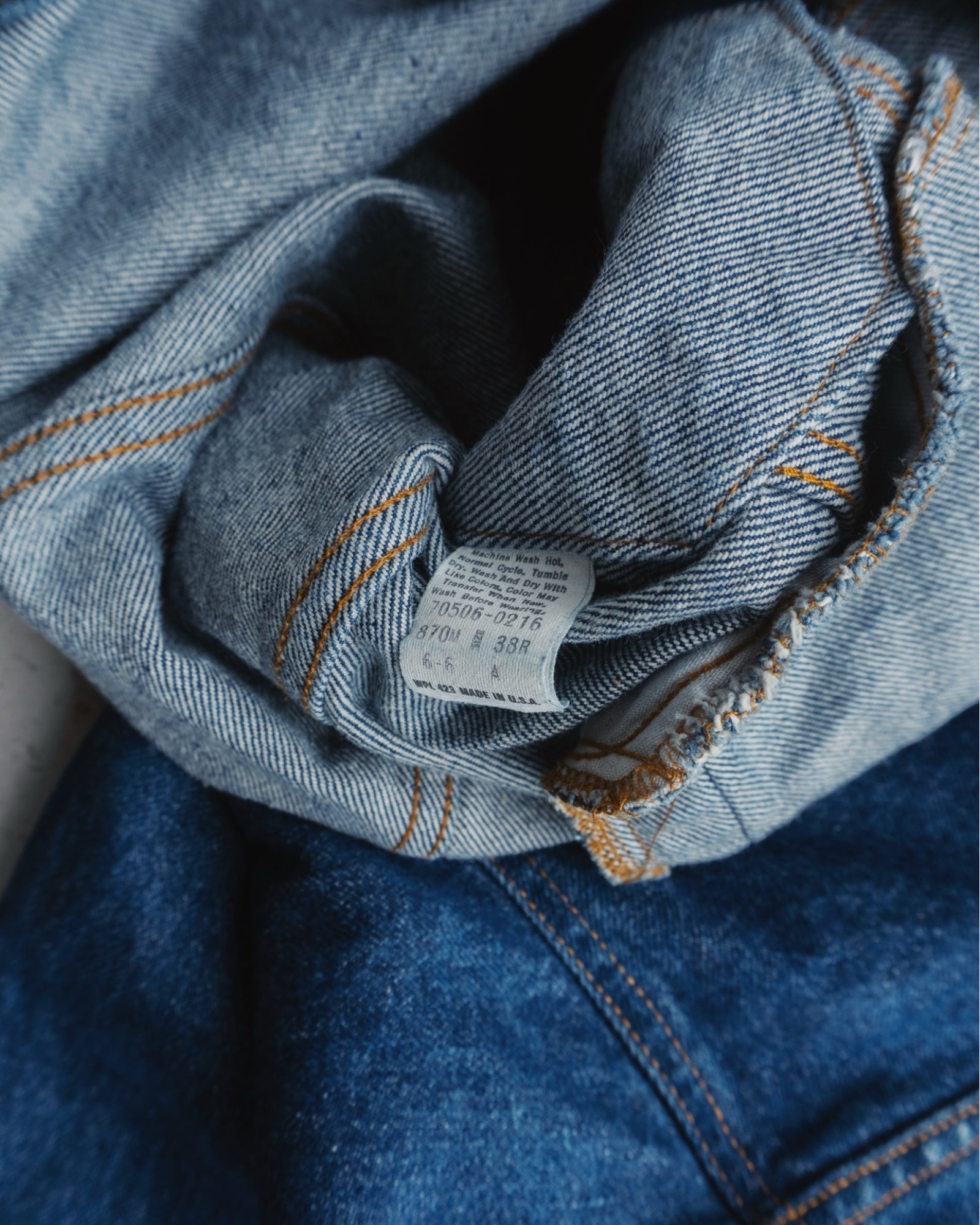 (S) 80’S VINTAGE LEVIS DENIM TRUCKER JACKET