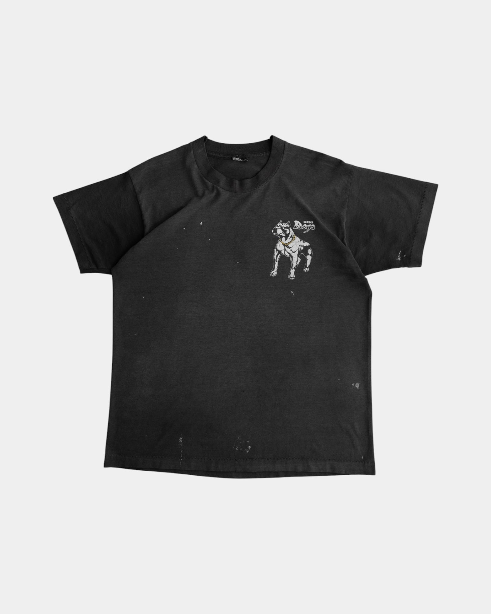 (L) VINTAGE RUDE DOGS FADED TEE