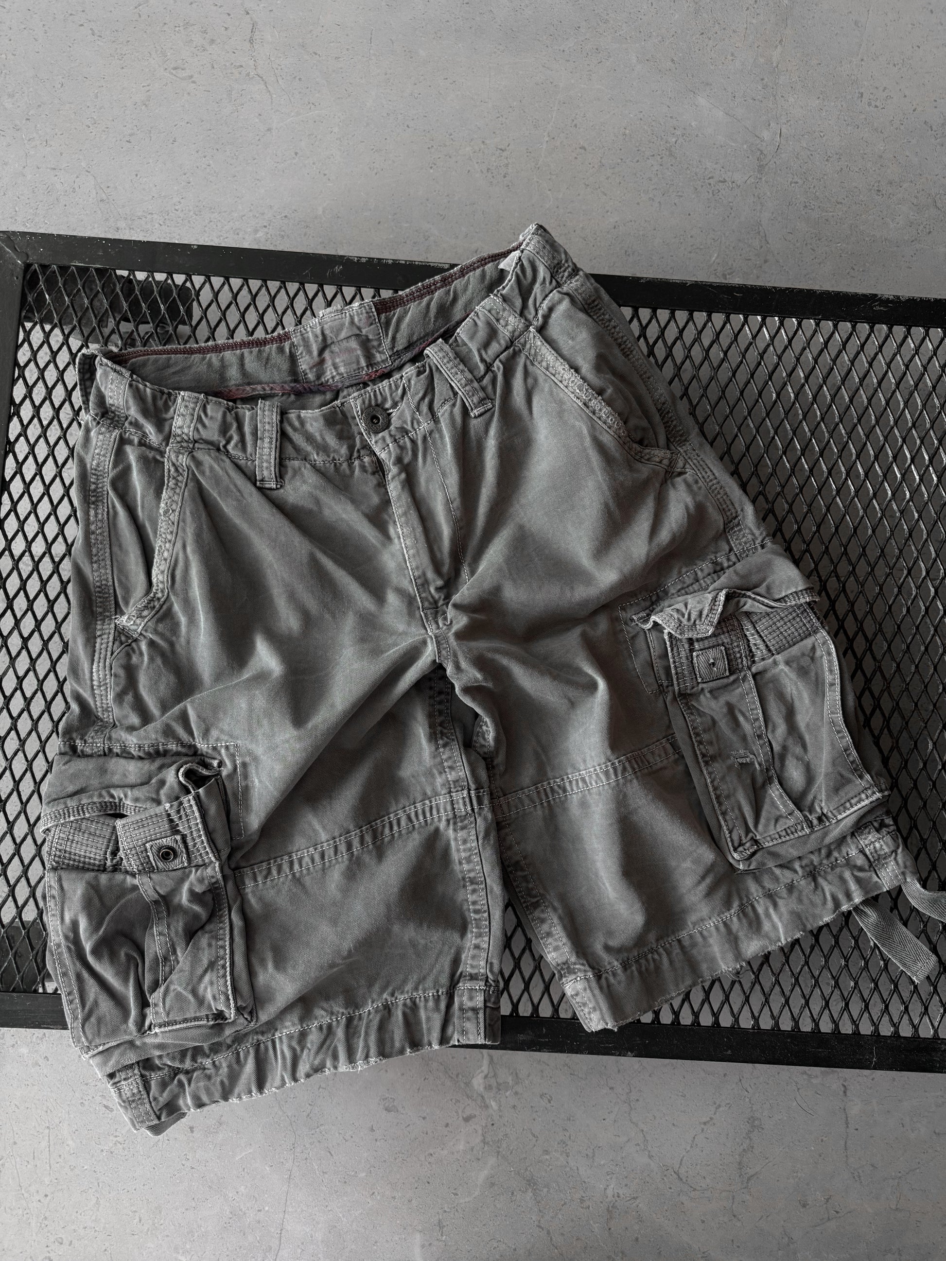 MILITAR FADED CARGO SHORT - 32