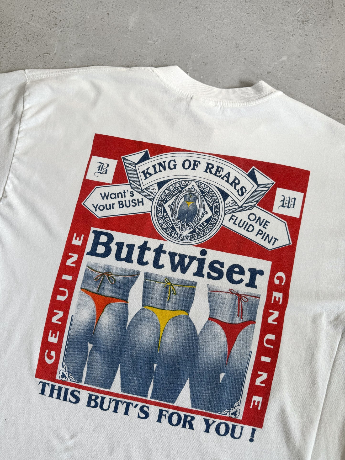 (L-XL) 2000’S VINTAGE BUTTWISER Y2K TEE COLLECTION