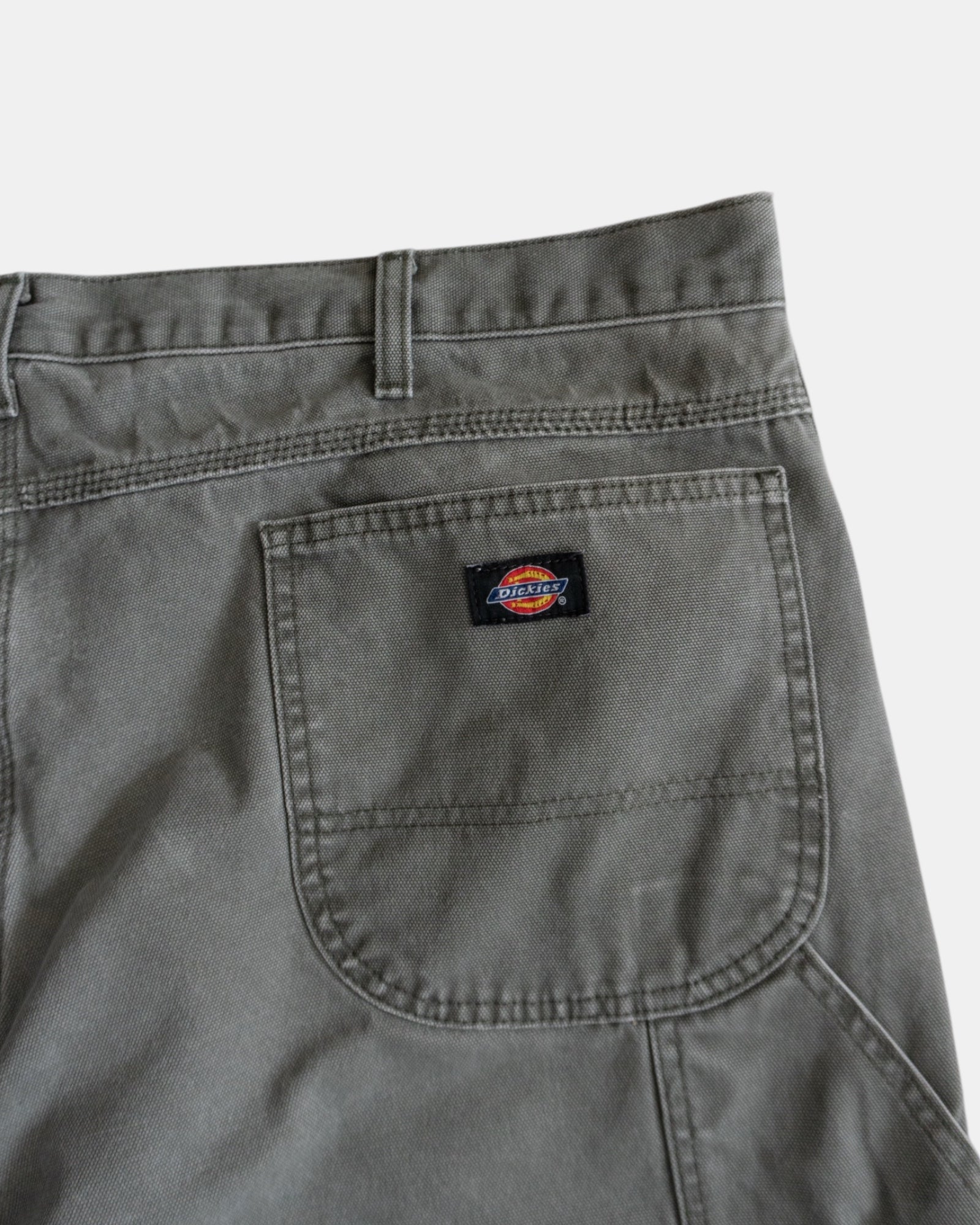 VINTAGE DICKIES OLIVE GREEN CARPENTER PANTS - 38x32