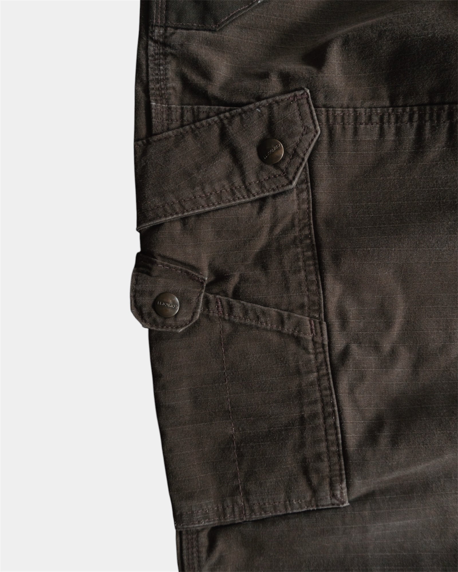 VINTAGE CARHARTT BROWN CARGO PANTS - 35x30