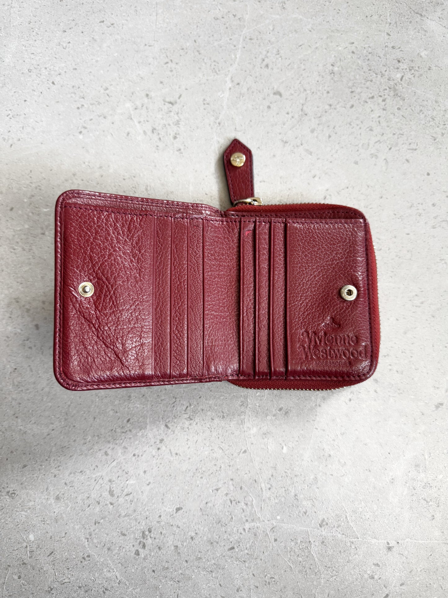 VIVIENNE WESTWOOD BUGURDY LEATHER WALLET