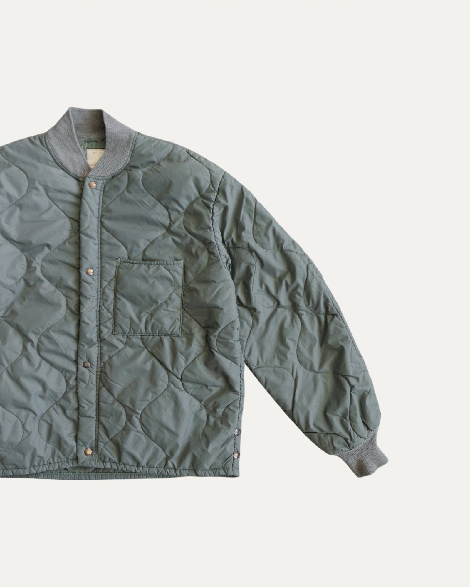 (M) 90’S VINTAGE MILITAR LINER JACKET