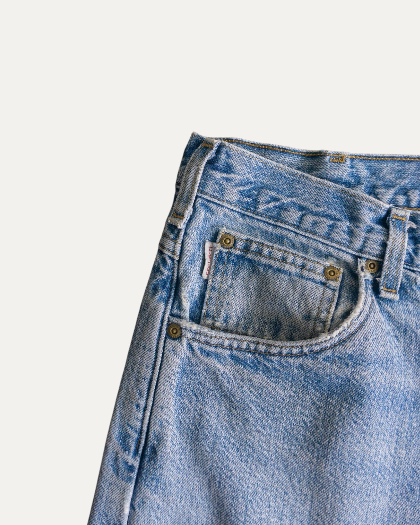 00’S VINTAGE CARHARTT DENIM PANTS - 38x30