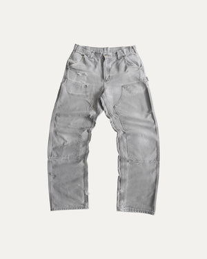 VINTAGE CARHARTT AMAZING FADED DOUBLE KNEE PANTS - 33x30