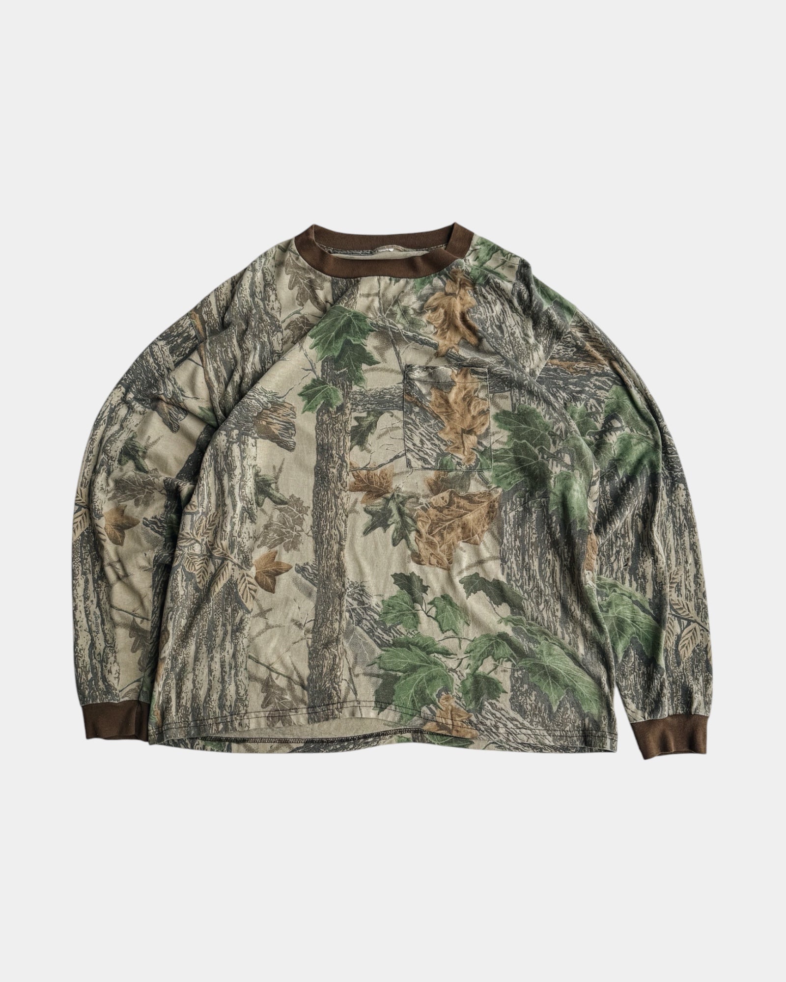 (L) VINTAGE REALTREE CAMO RINGER LONG SLEEVE