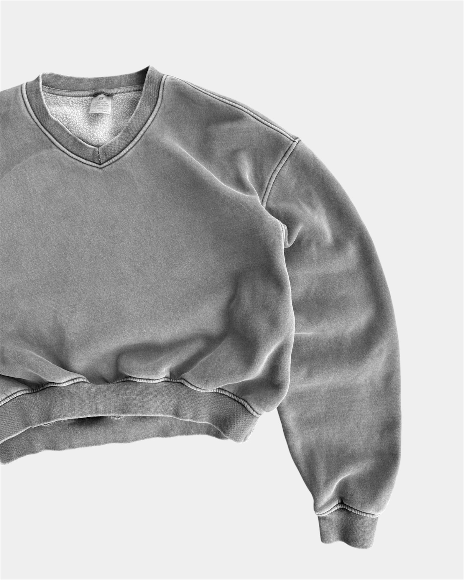 (BOXY L) VINTAGE SUN FADED BOXY CREWNECK