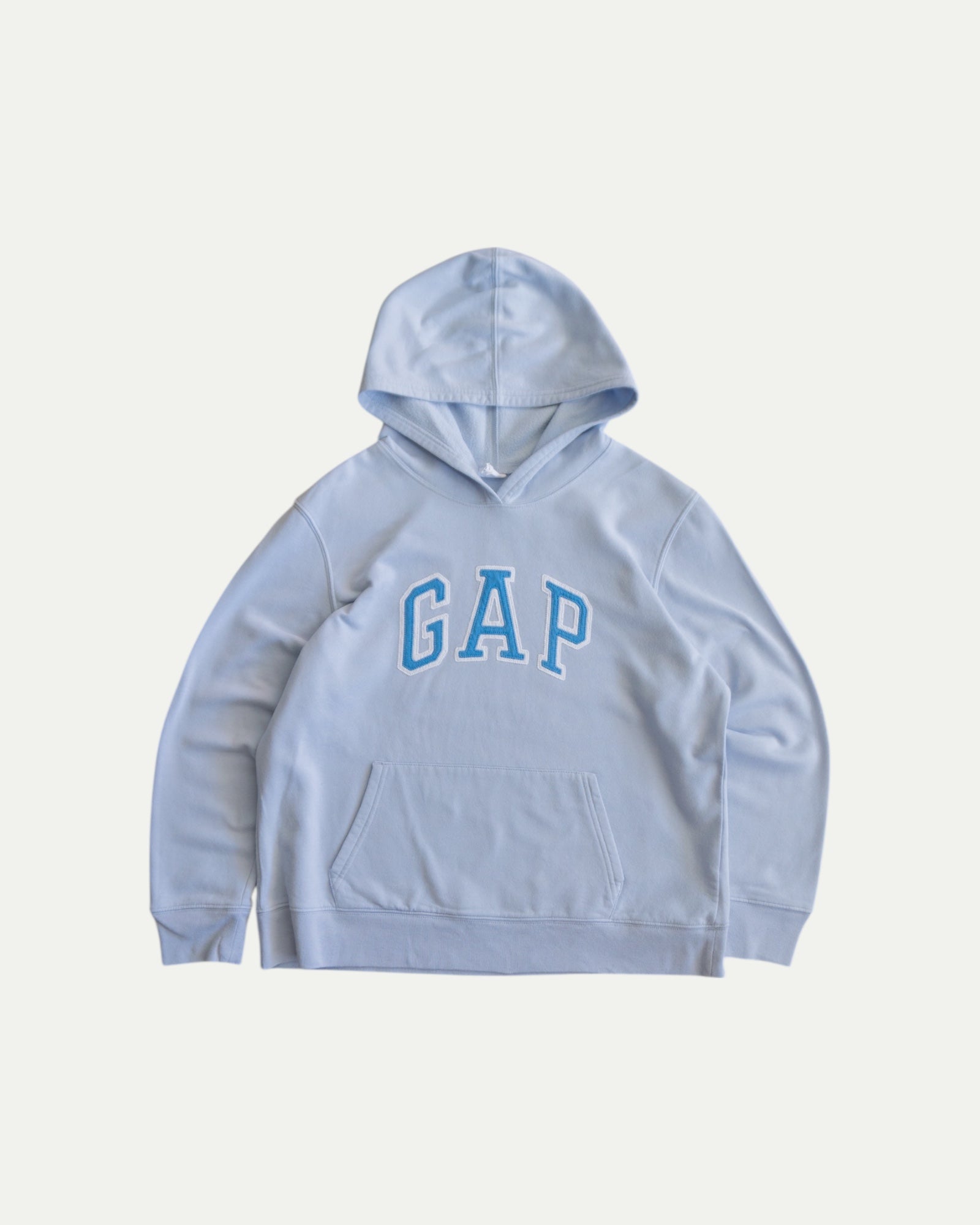 (FIT S) GAP SKY BLUE HOODIE