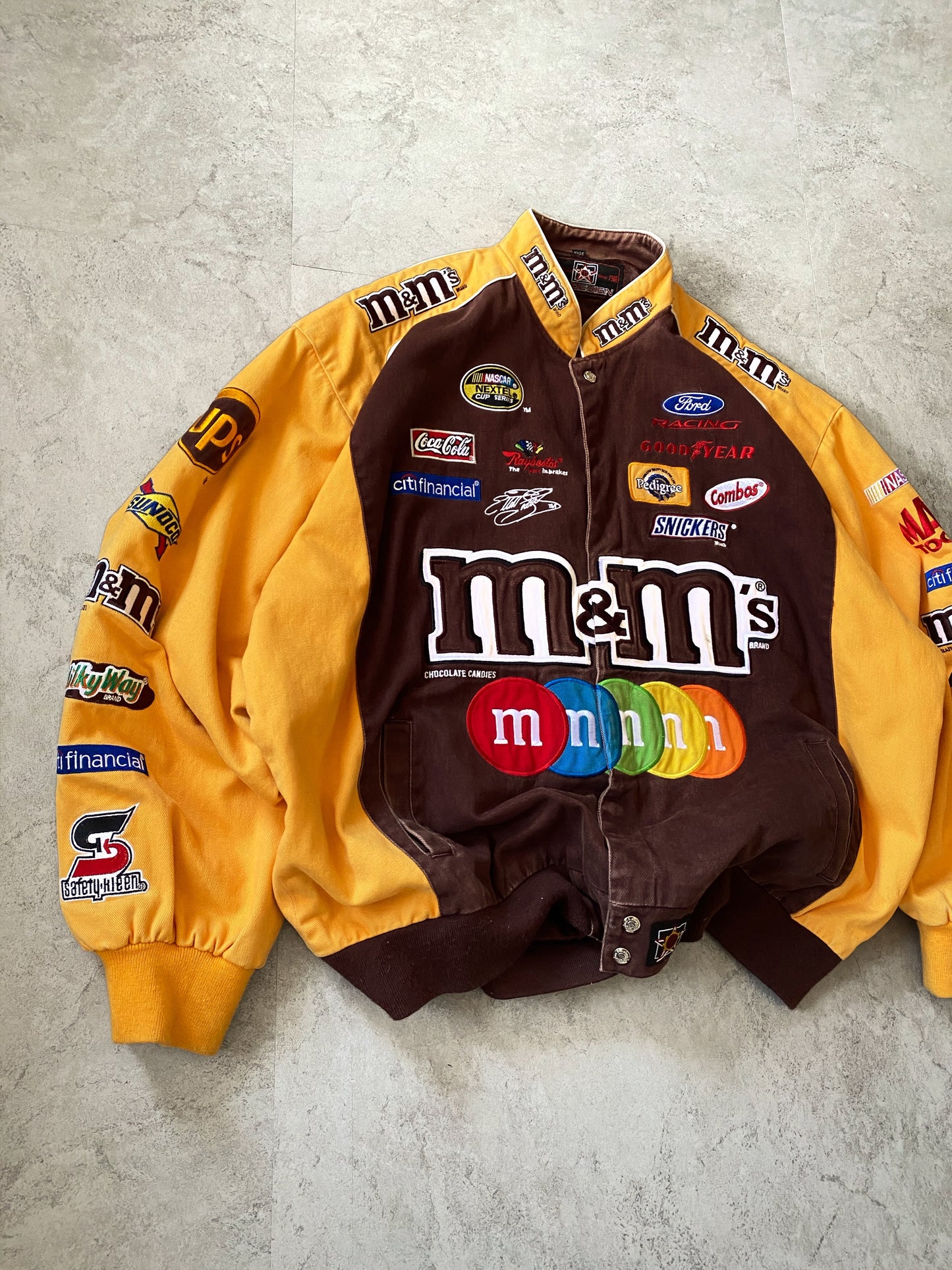 Rare Vintage Jh Design M&M’s Nascar Racing Jacket