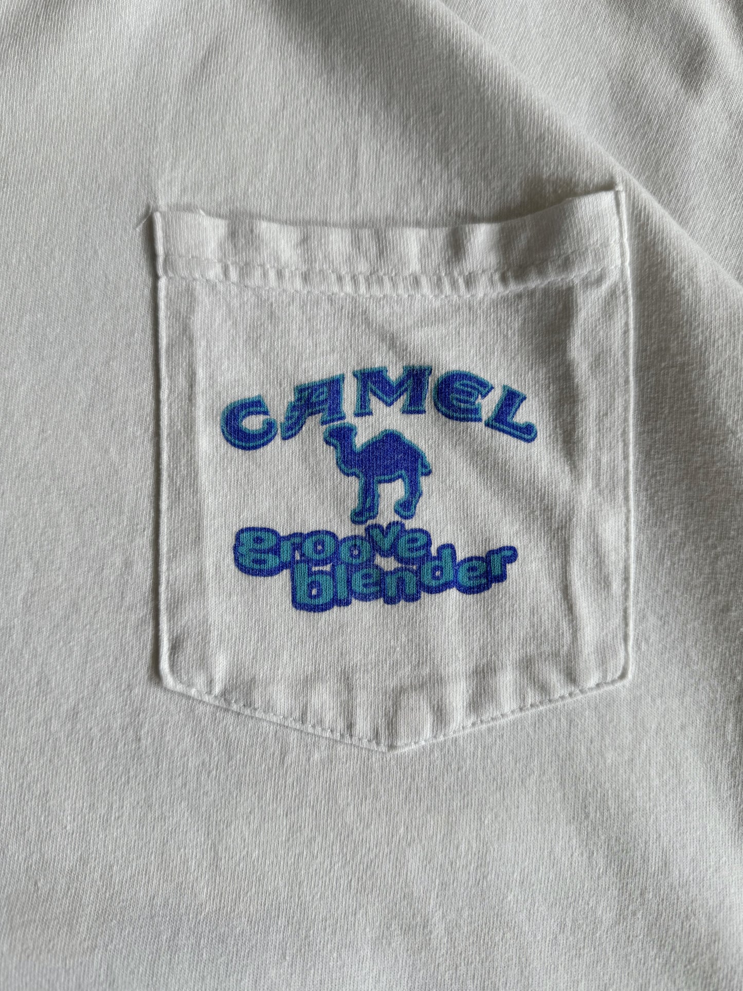 (L-XL) 1980’S VINTAGE CAMEL CIGARETTES BIG VEGAS POCKET TEE COLLECTION