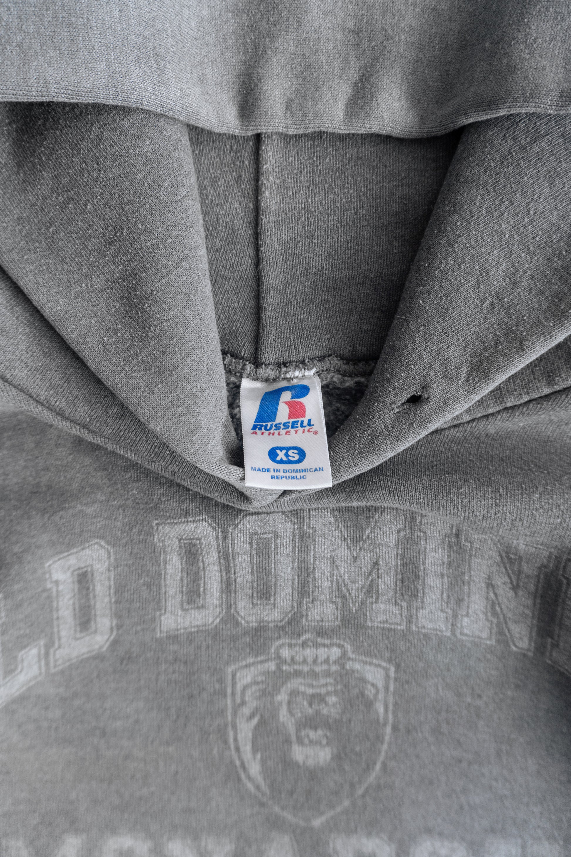 (S/M) RUSSELL UNIVERSITY GRAY HOODIE