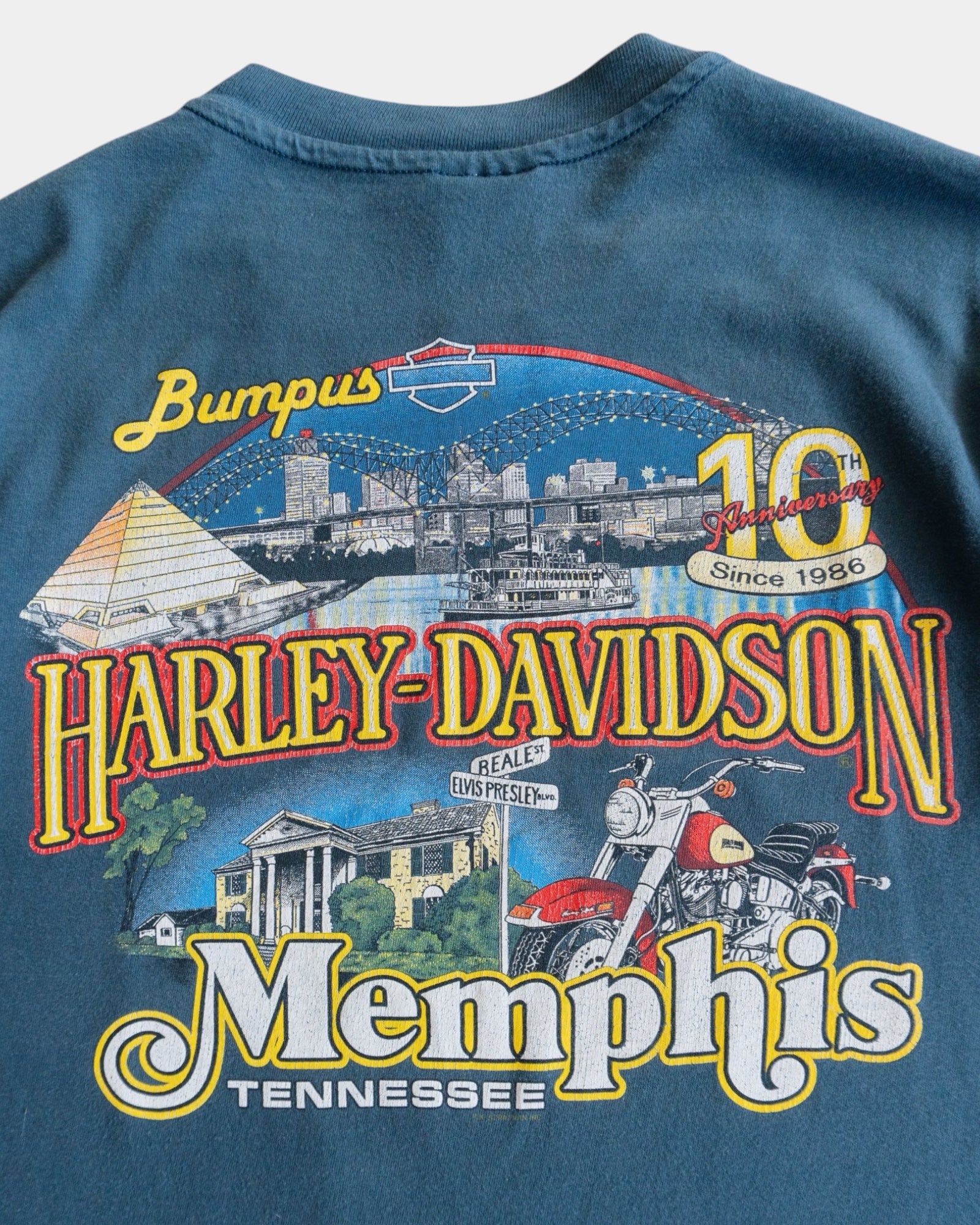 (M) 90’S VINTAGE HARLEY DAVIDSON MEMPHIS TEE