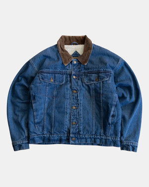 (L) VINTAGE WRANGLER DENIM SHERPA JACKET
