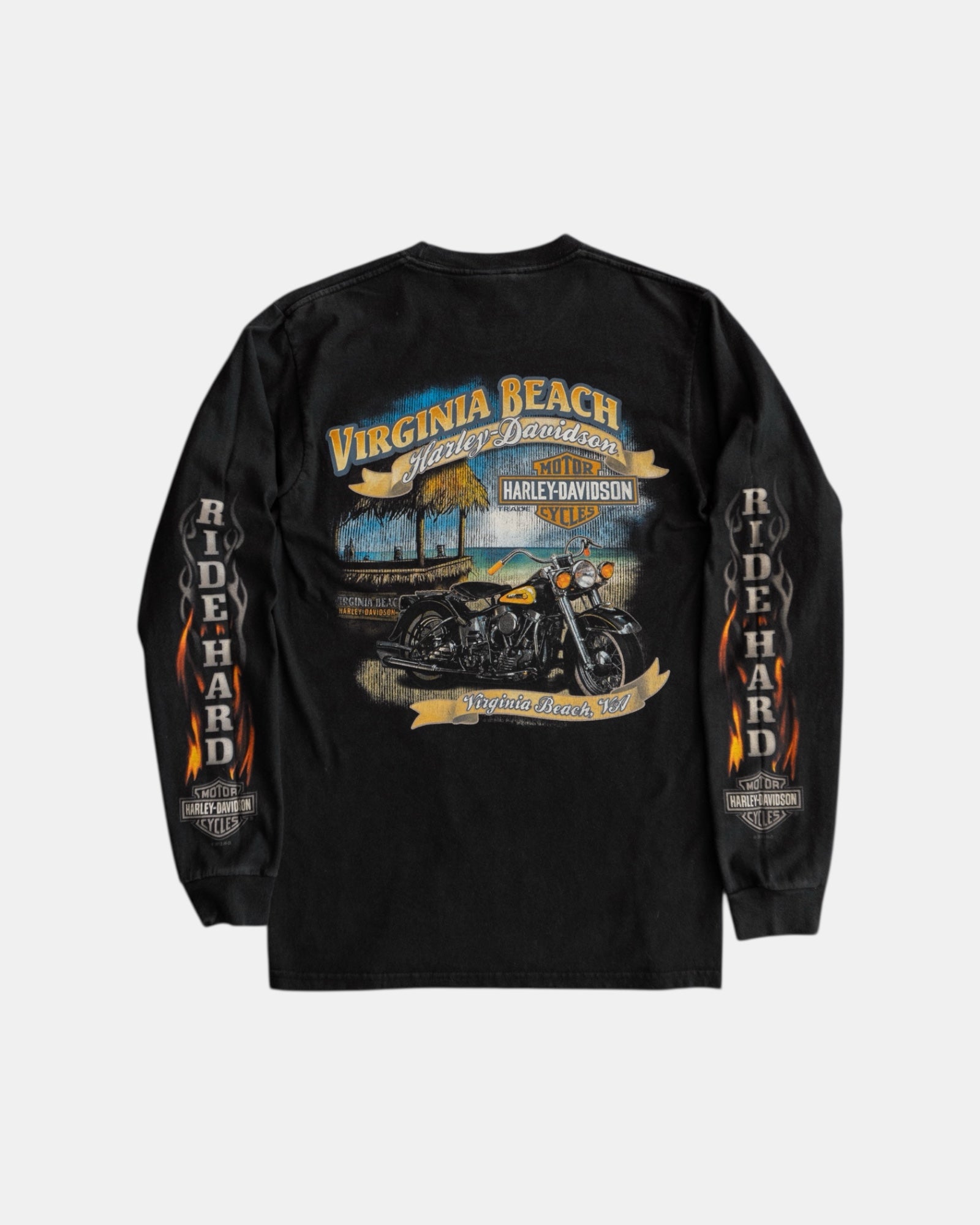 (S) HARLEY DAVIDSON FLAMES LONG SLEEVE