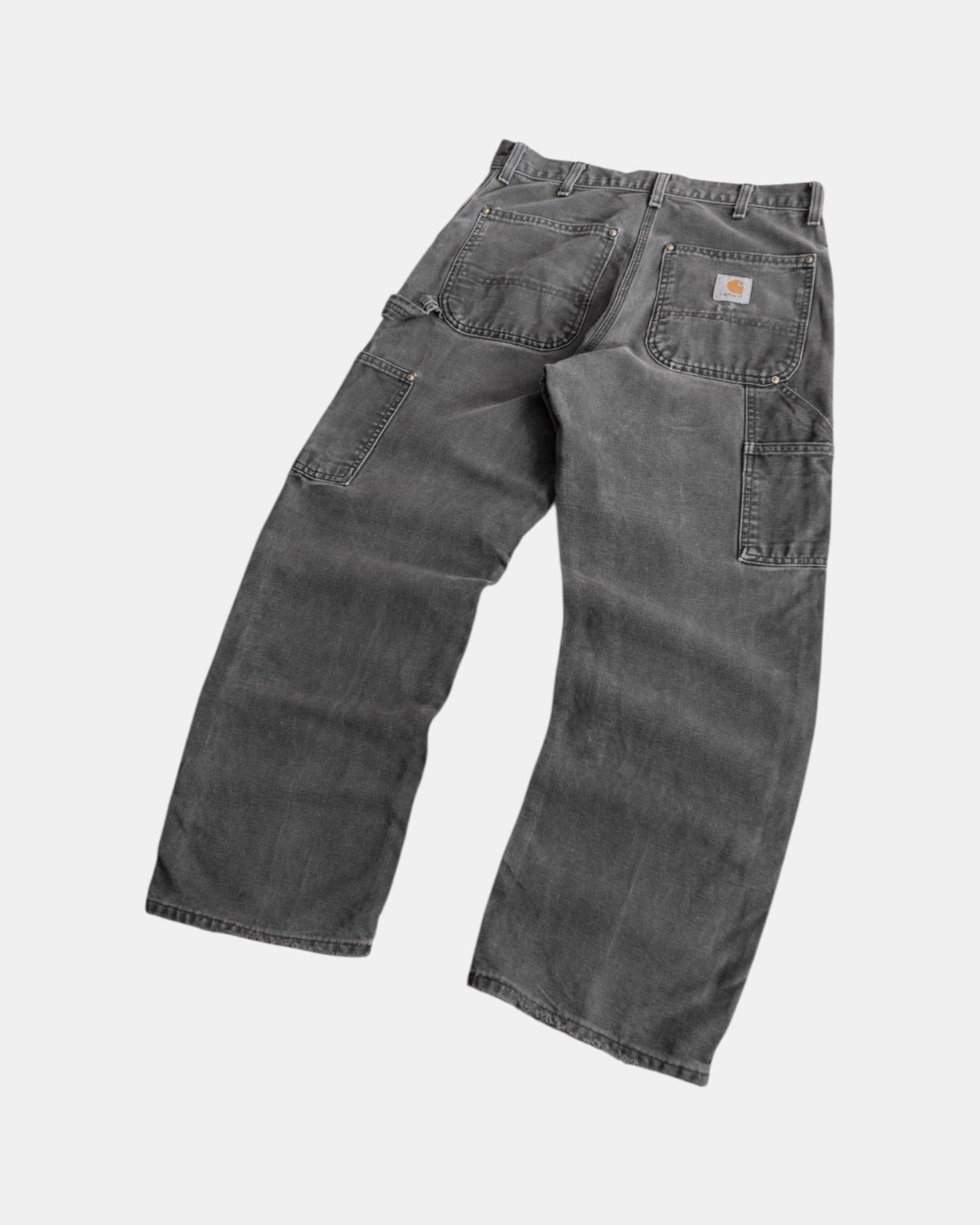 VINTAGE CARHARTT DOUBLE KNEE FADED PANTS - 30x30