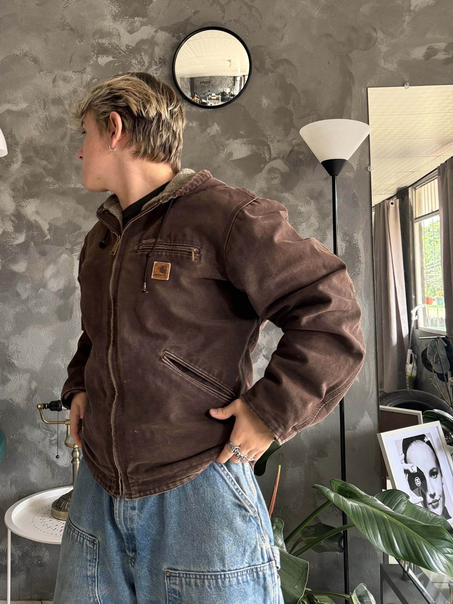 (M) Carhartt Mocca Active Sherpa Jacket