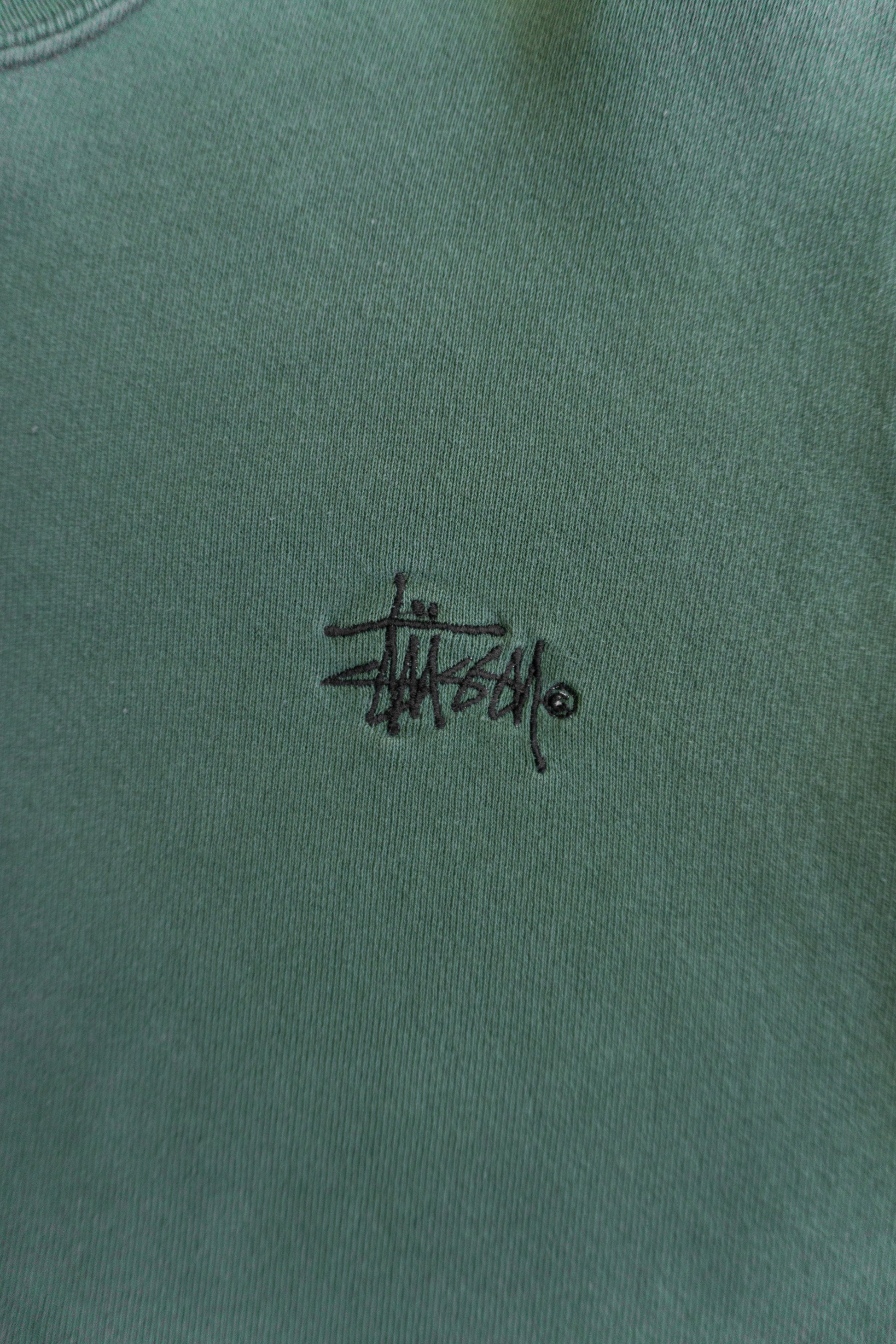 (BOXY M/L) 90’S VINTAGE STUSSY FADED CREWNECK