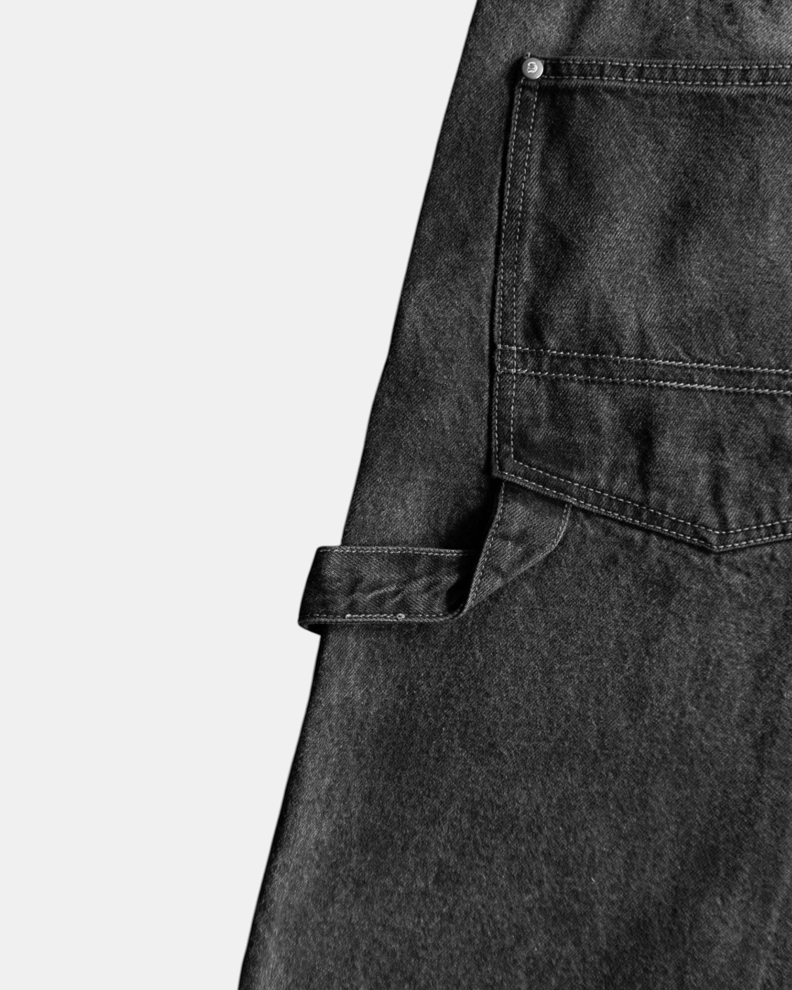 VINTAGE SOUTHPOLE CARPENTER FADED JORT - 36