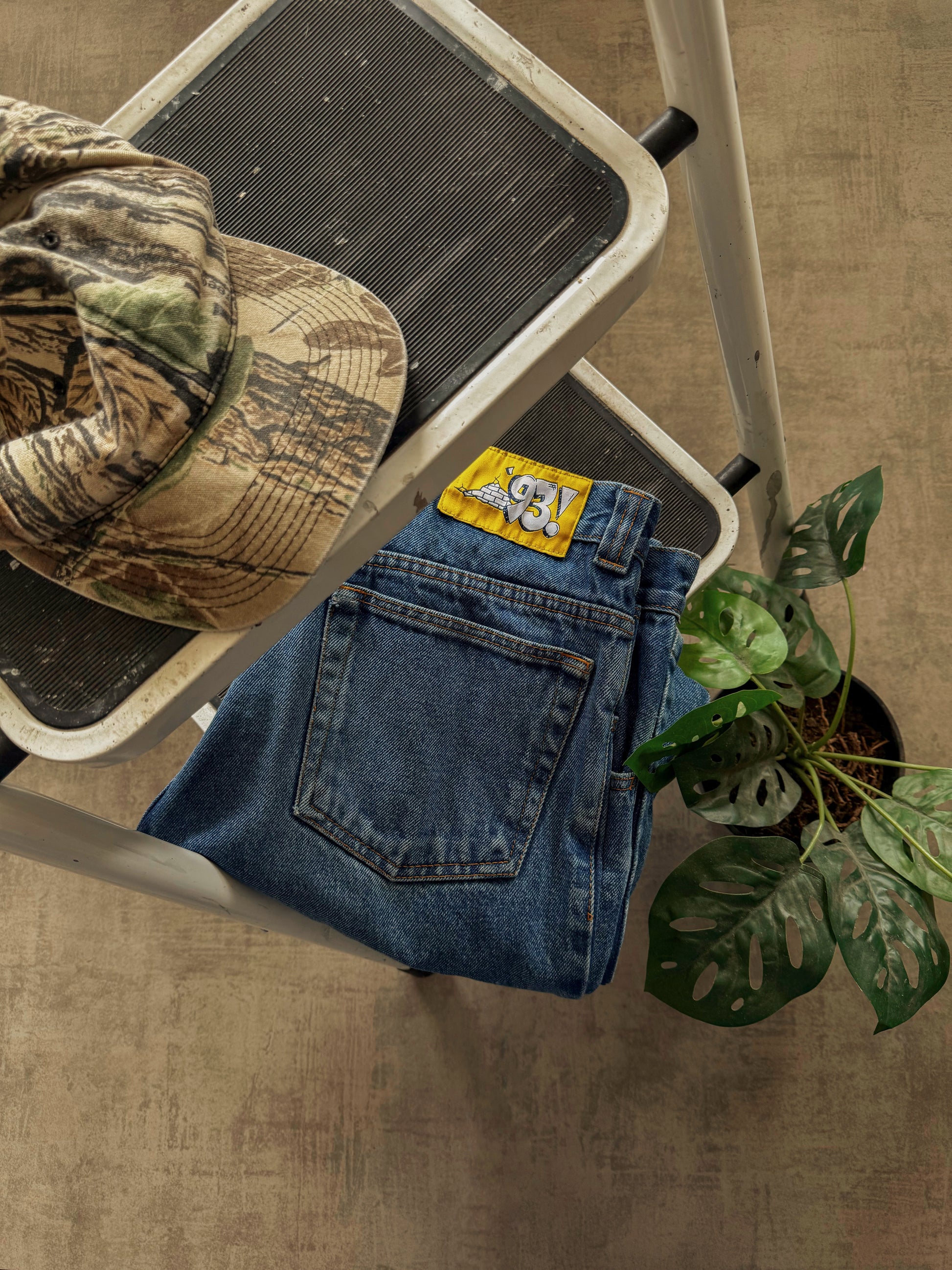 VINTAGE 93DENIM BAGGY PANTS - 30x32